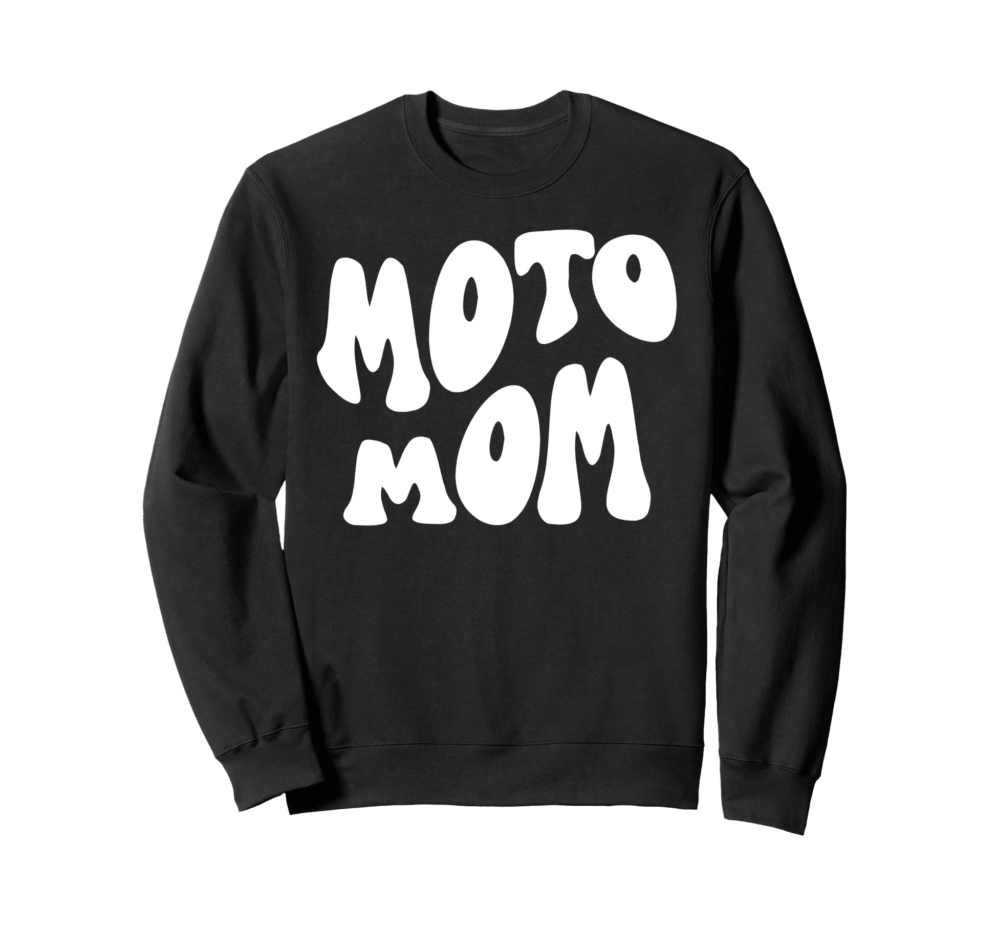 Moto Mom Groovy Funny Motocross Mom Sweatshirt - Streetwear Style Men Women - T-Shirt, Sweatshirt, Hoodie