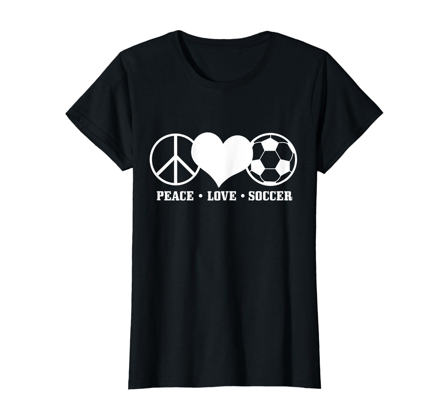 Soccer Player Coach Sports Peace Love T-Shirt - Unique Graphic Unisex - T-Shirt, Sweatshirt, Hoodie
