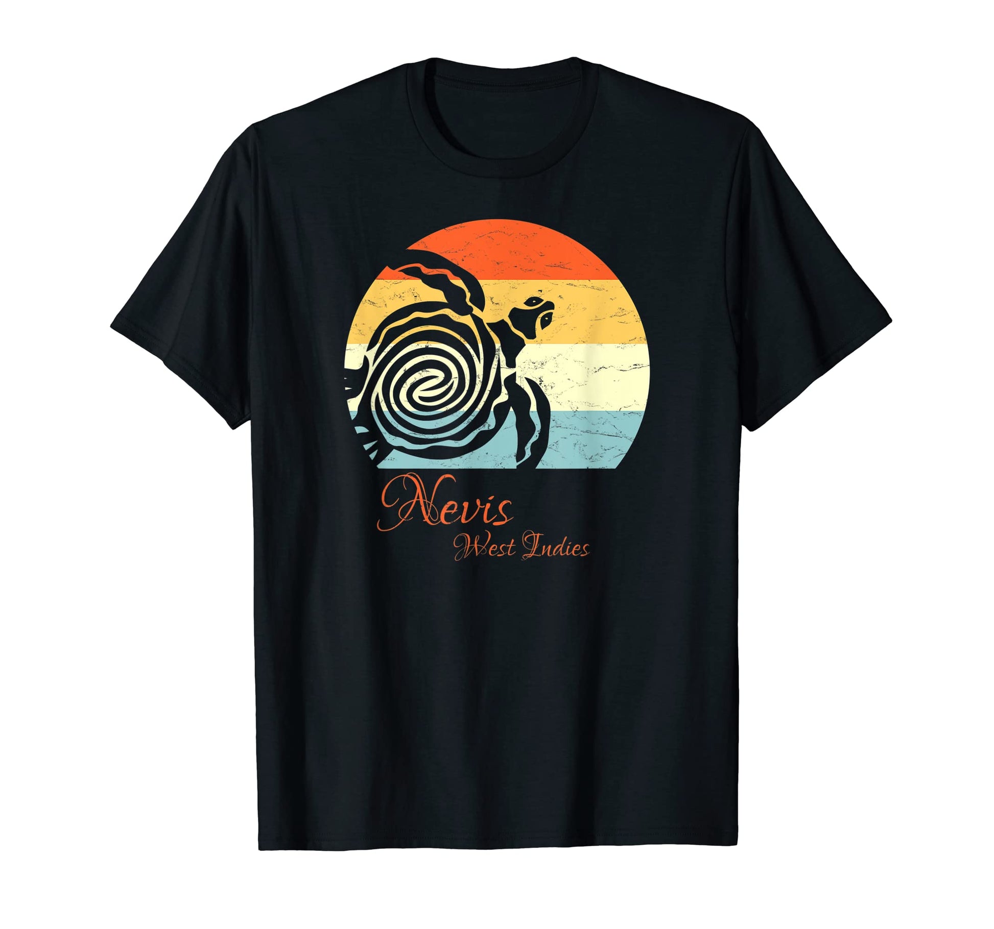 Nevis West Indies Sea Turtle Vacation T-Shirt - Graphic Print Men Women - T-Shirt, Sweatshirt, Hoodie