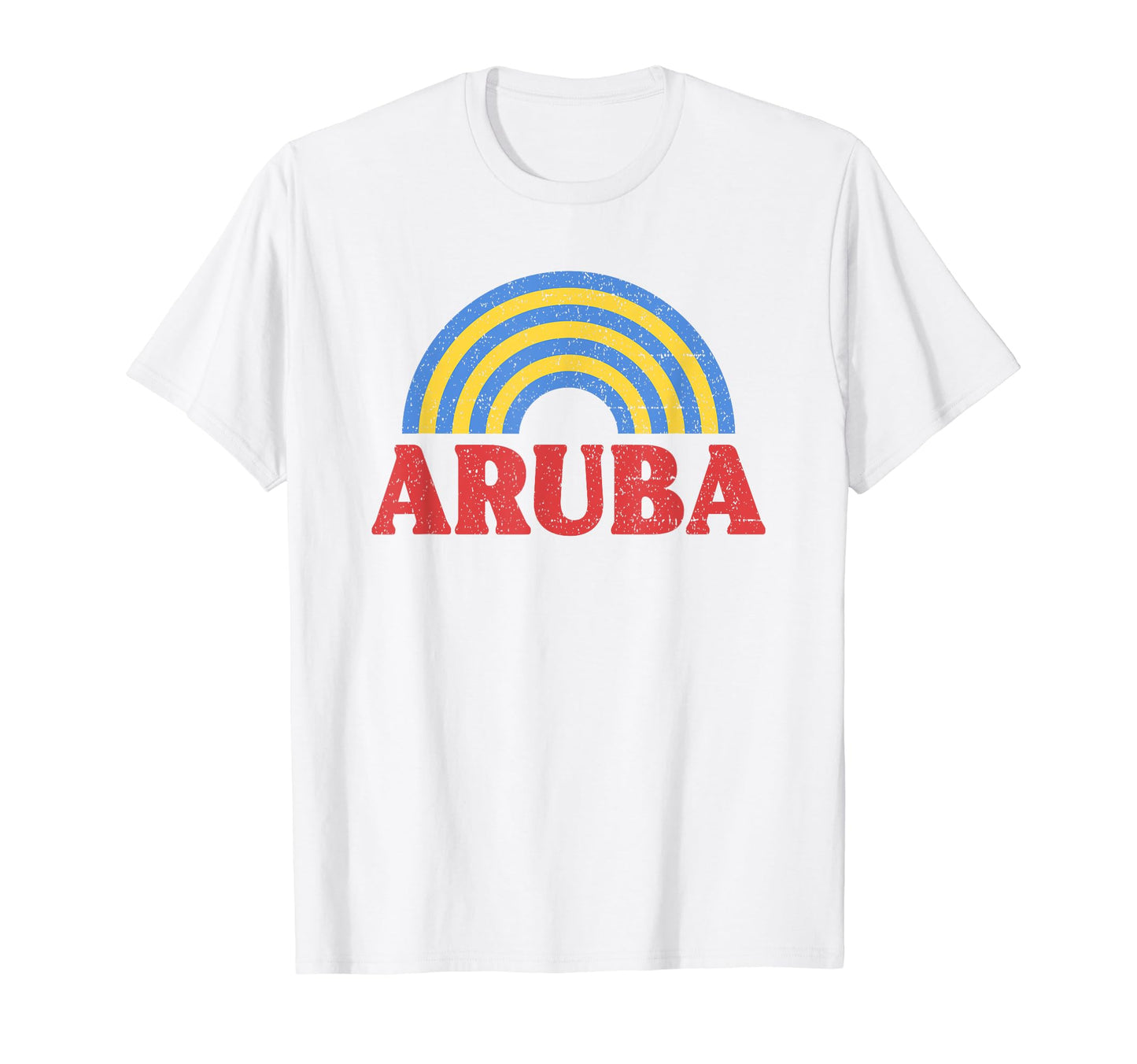 Aruba Flag Rainbow Aruban Pride T-Shirt - Trendy Graphic Men Women - T-Shirt, Sweatshirt, Hoodie