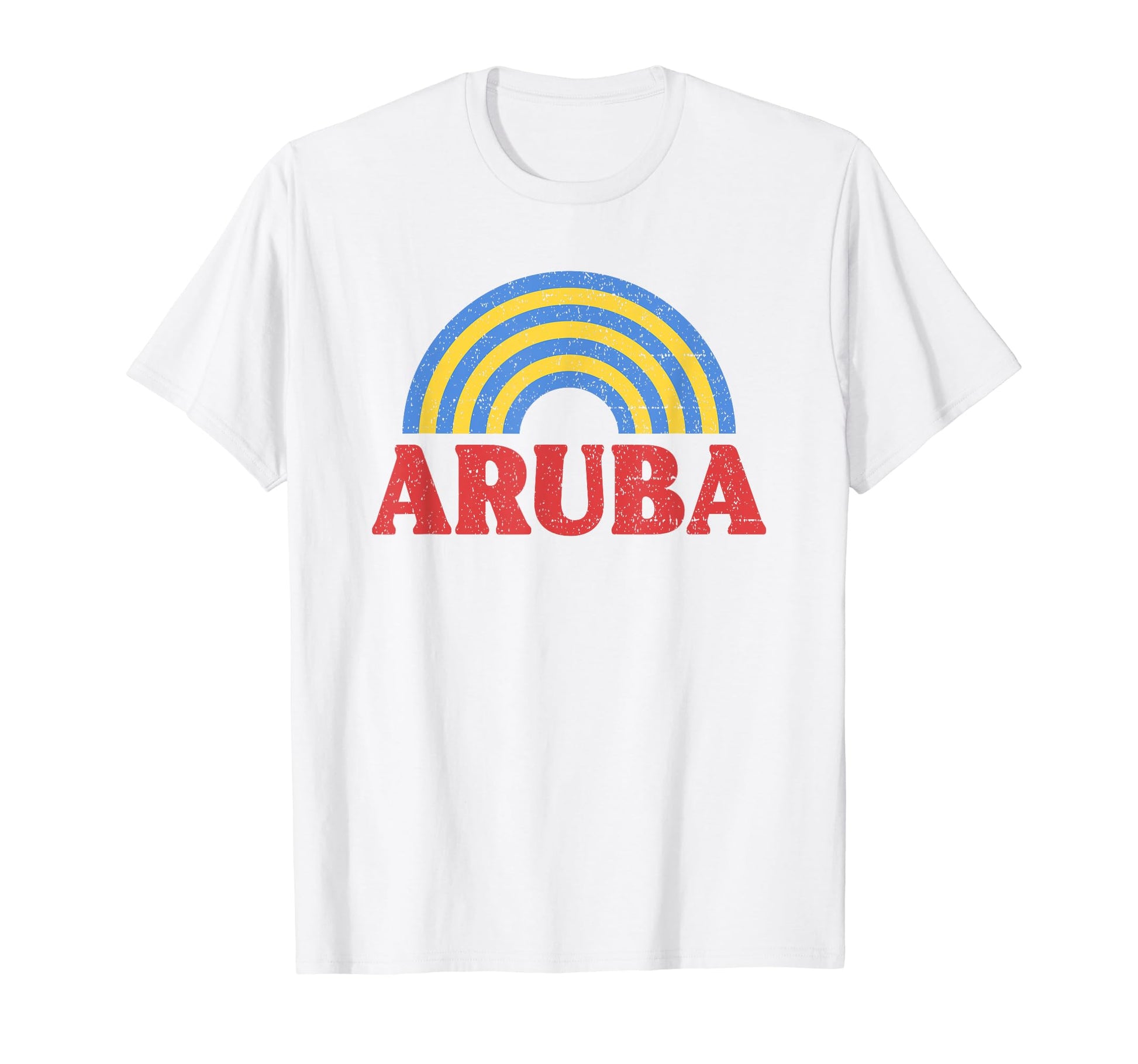 Aruba Flag Rainbow Aruban Pride T-Shirt - Trendy Graphic Men Women - T-Shirt, Sweatshirt, Hoodie