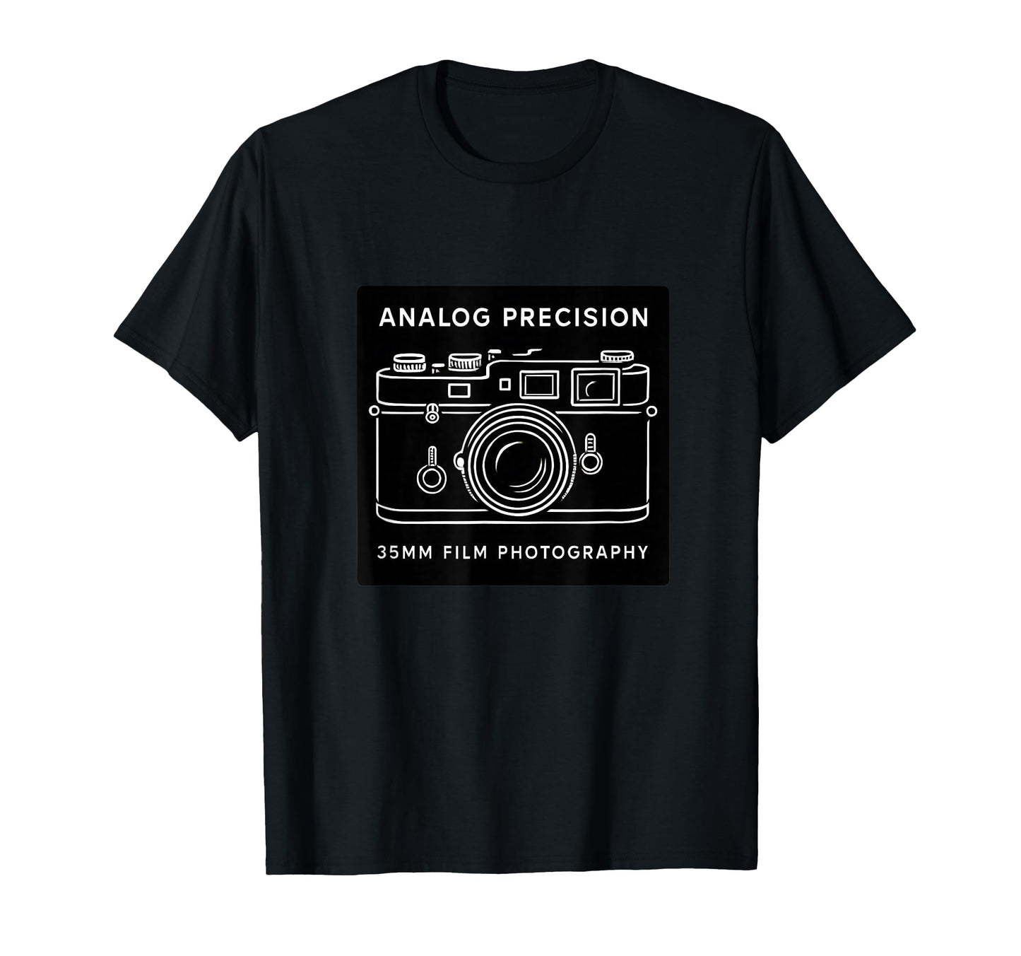 Analog Precision 35Mm Camera Art T-Shirt - Casual Everyday Wear Unisex - T-Shirt, Sweatshirt, Hoodie