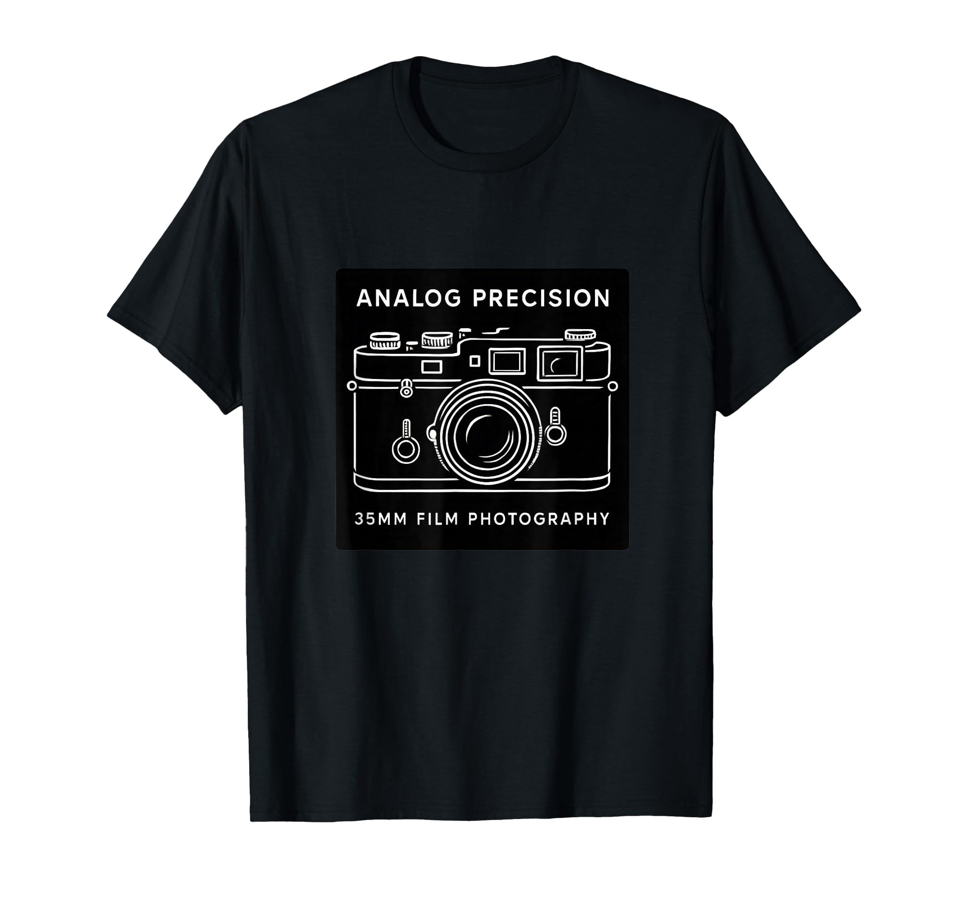 Analog Precision 35Mm Camera Art T-Shirt - Casual Everyday Wear Unisex - T-Shirt, Sweatshirt, Hoodie