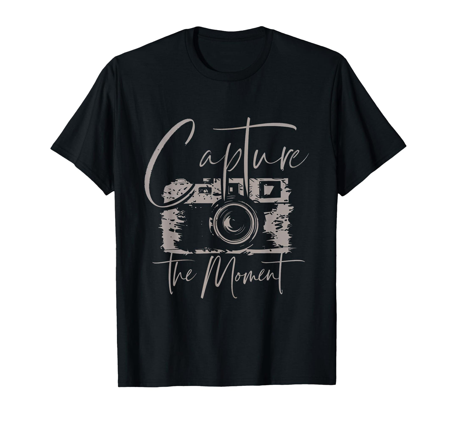 Capture Moment Camera Photography Photo T-Shirt - Trendy Graphic Unisex - T-Shirt, Sweatshirt, Hoodie