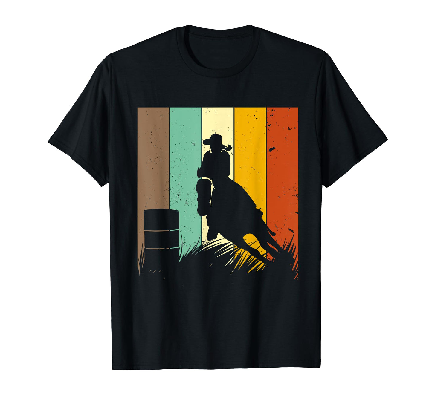 Barrel Racing 80S Western Horse Racer T-Shirt - Aesthetic Graphic Men Women - T-Shirt, Sweatshirt, Hoodie