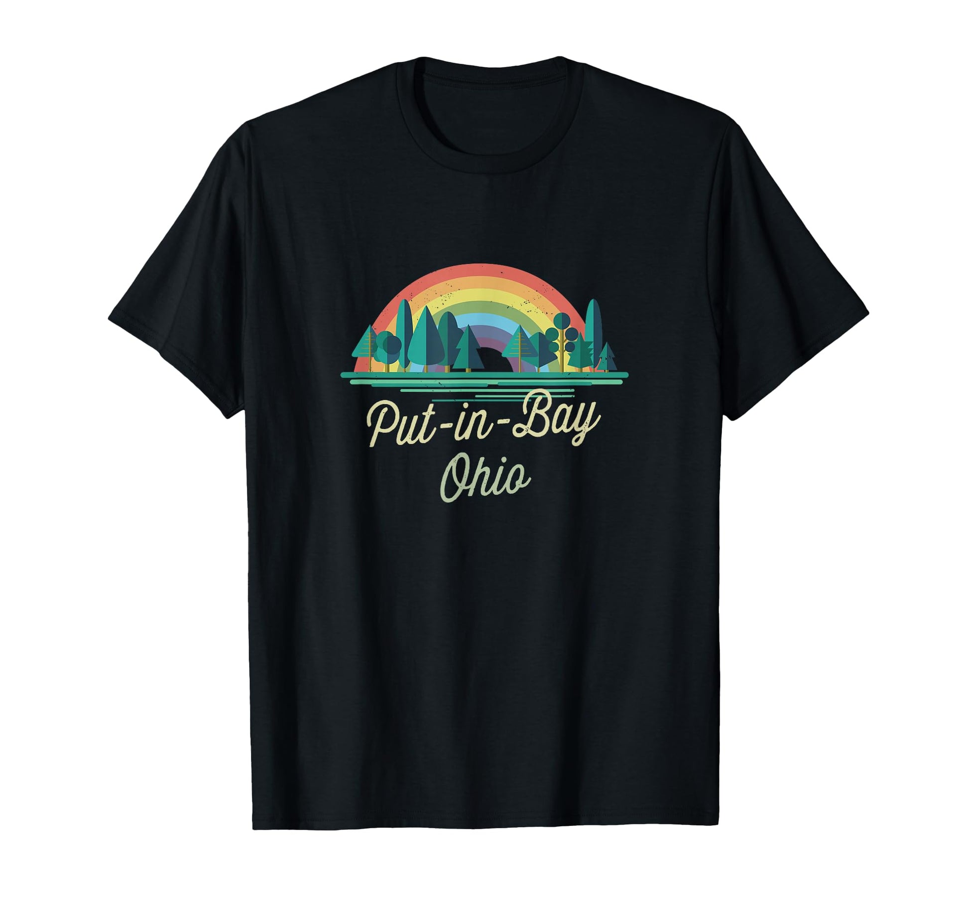Put Bay Rainbow Vacation Town T-Shirt - Casual Everyday Wear Men Women - T-Shirt, Sweatshirt, Hoodie