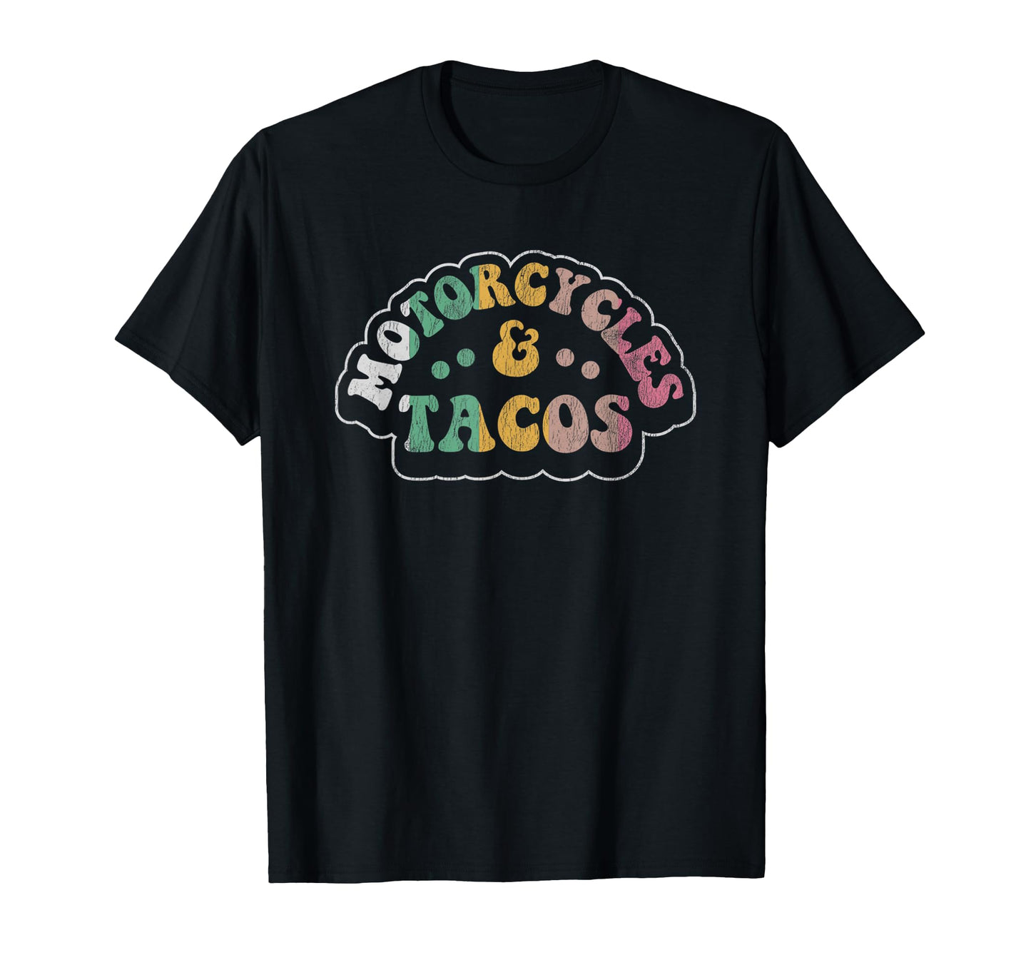 Motorcycles And Tacos T-Shirt - Fun Novelty Design for Adults - T-Shirt, Sweatshirt, Hoodie