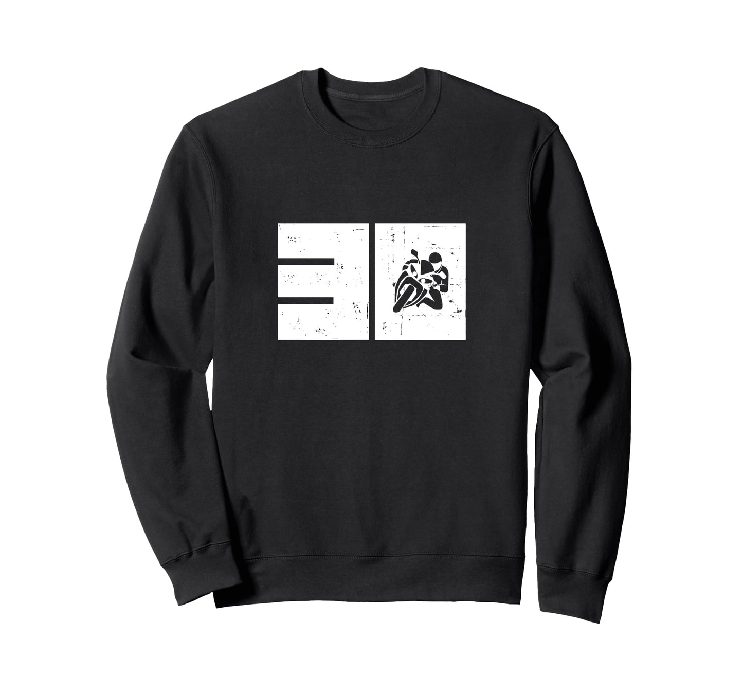 Moto 30 Motorcycle Number 30 Biker Sweatshirt - Novelty Apparel Unisex - T-Shirt, Sweatshirt, Hoodie