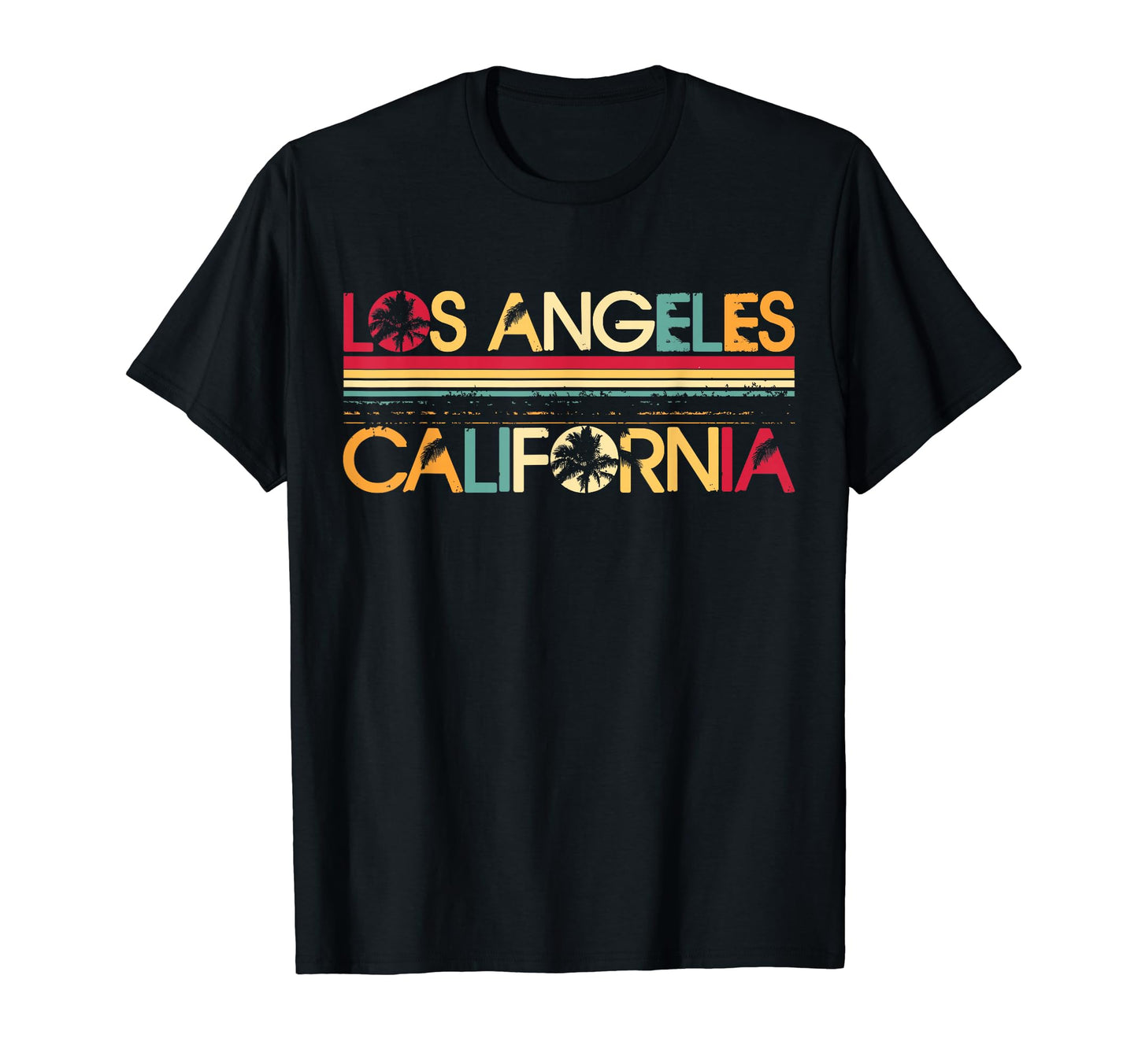 Los Angeles California 70S Surf T-Shirt - Trendy Graphic for Adults - T-Shirt, Sweatshirt, Hoodie