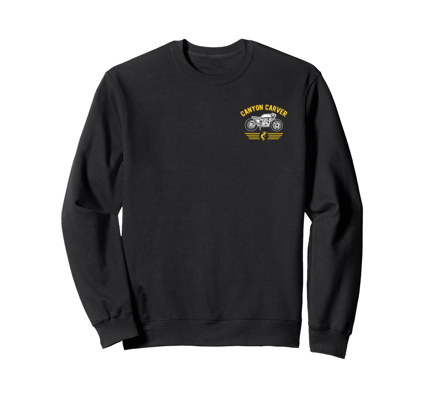 Canyon Carver Motorcycle Sweatshirt - Aesthetic Graphic for Adults - T-Shirt, Sweatshirt, Hoodie