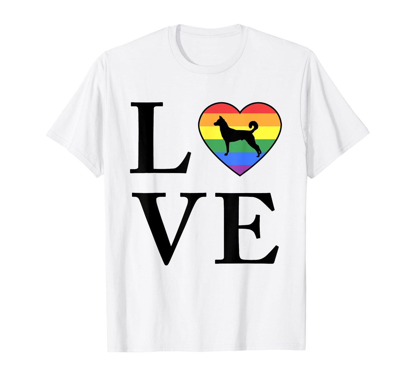 Dog Breed Canaan Word Love Typography T-Shirt - Unique Graphic for Adults - T-Shirt, Sweatshirt, Hoodie