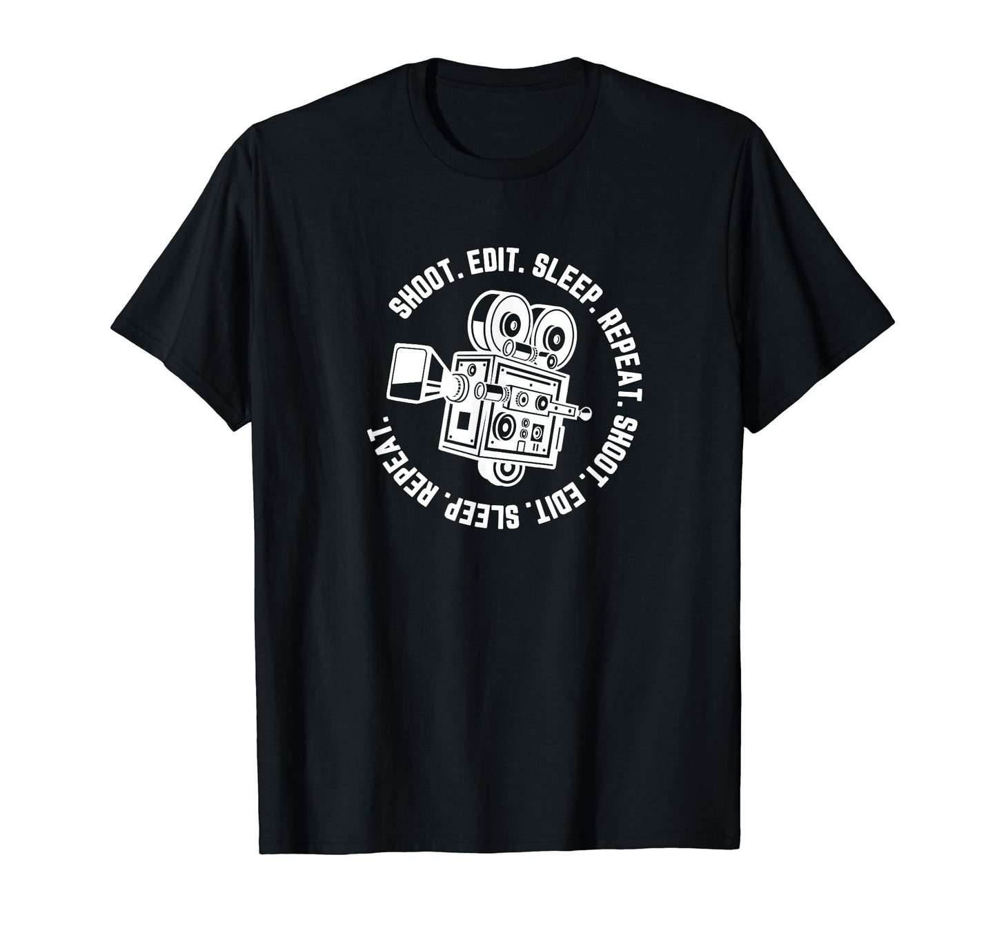 Film Making Movie Camera Shoot Edit T-Shirt - Aesthetic Graphic for Adults - T-Shirt, Sweatshirt, Hoodie