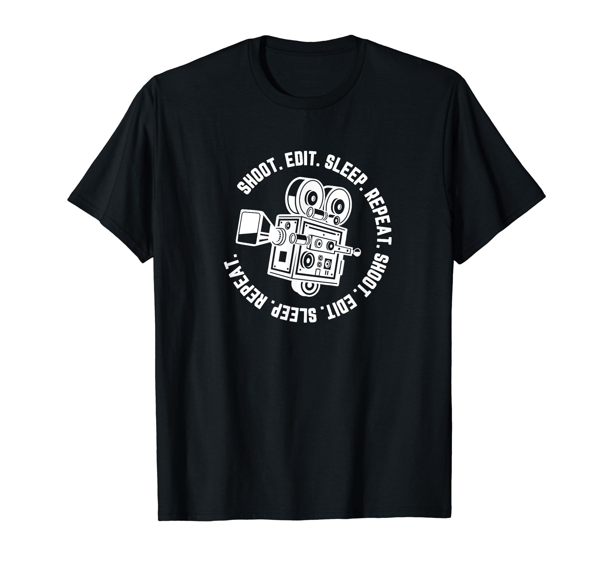 Film Making Movie Camera Shoot Edit T-Shirt - Aesthetic Graphic for Adults - T-Shirt, Sweatshirt, Hoodie