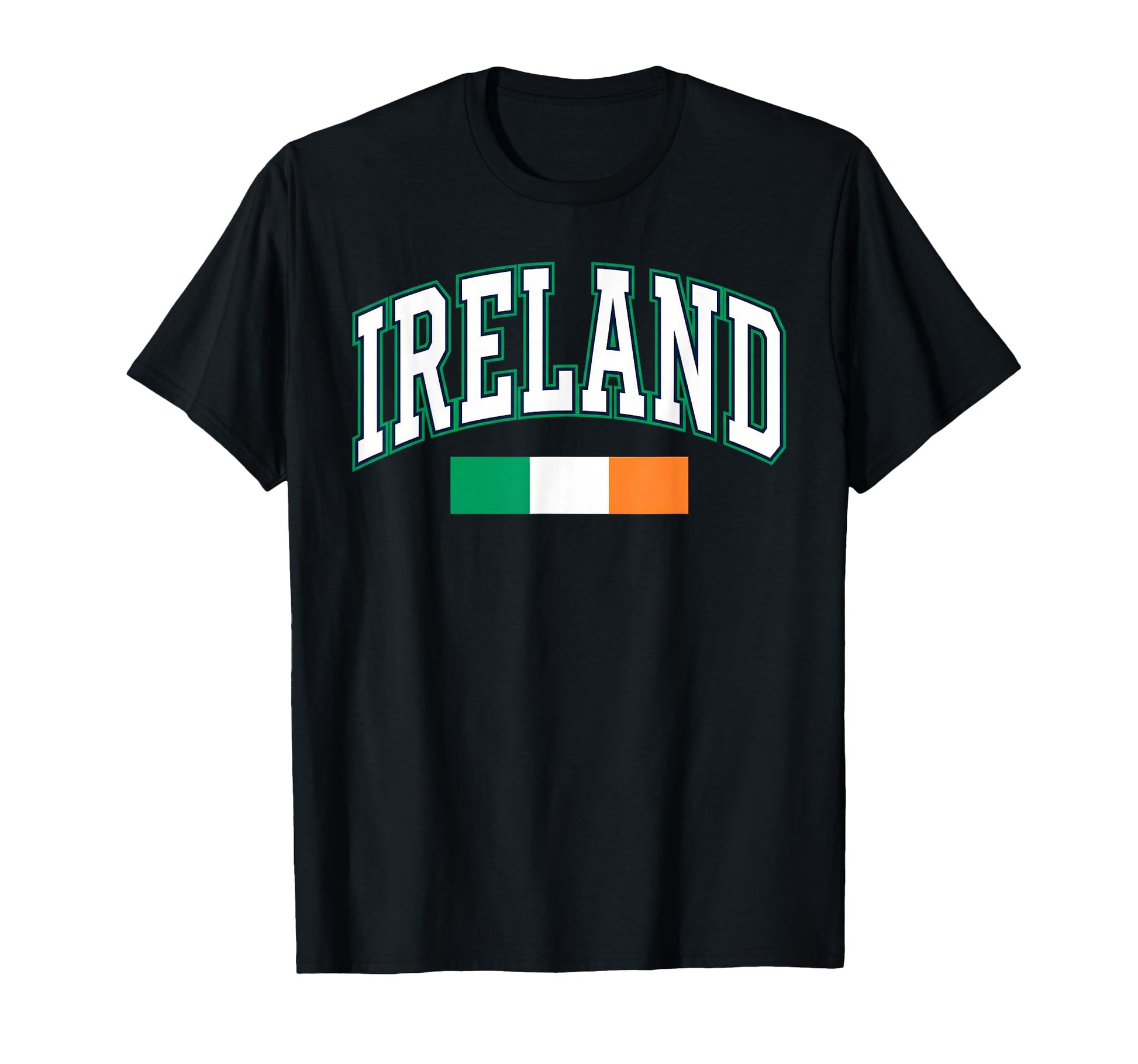 Ireland Flag Typography Souvenir T-Shirt - Custom Art Print Unisex - T-Shirt, Sweatshirt, Hoodie