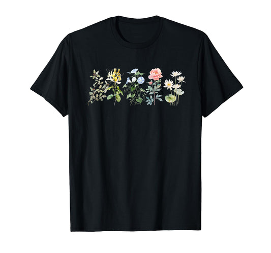 Boho Flower Flowers Grandma T-Shirt - Fun Novelty Design Unisex - T-Shirt, Sweatshirt, Hoodie