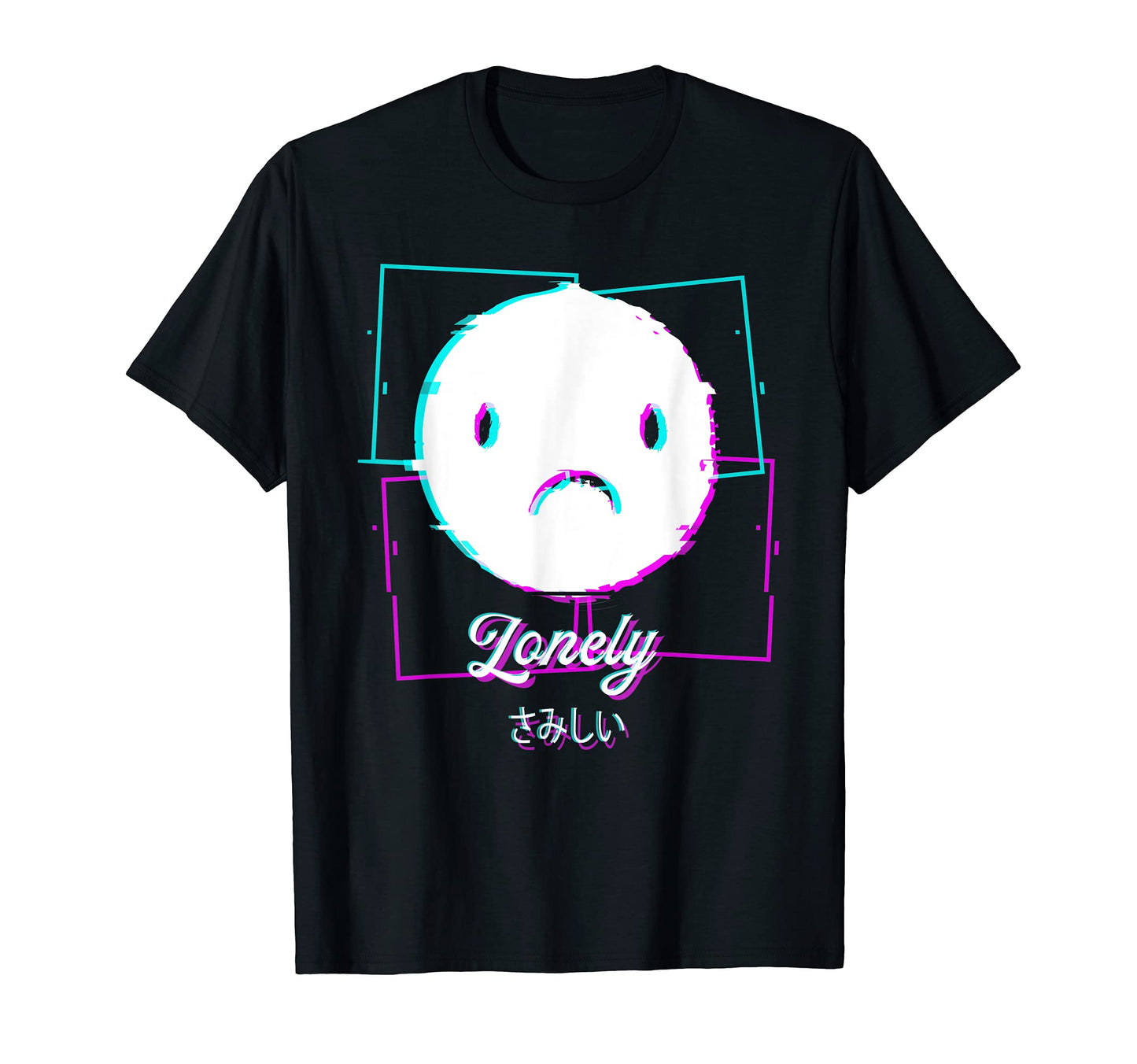 Lonely Aesthetic Vaporwave Japan T-Shirt - Streetwear Style Men Women - T-Shirt, Sweatshirt, Hoodie