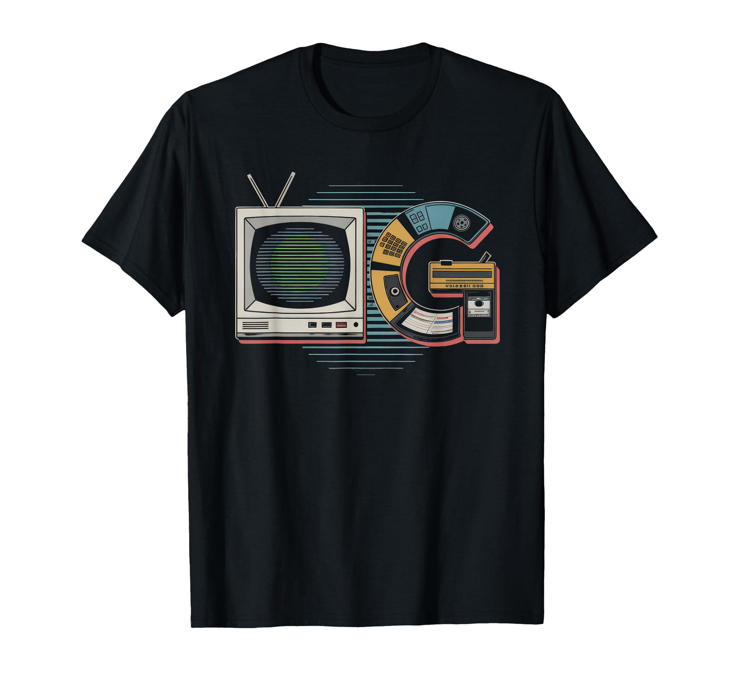 Old School Og Hip Hop Vinyl Cds Tapes T-Shirt - Minimalist Print Men Women - T-Shirt, Sweatshirt, Hoodie