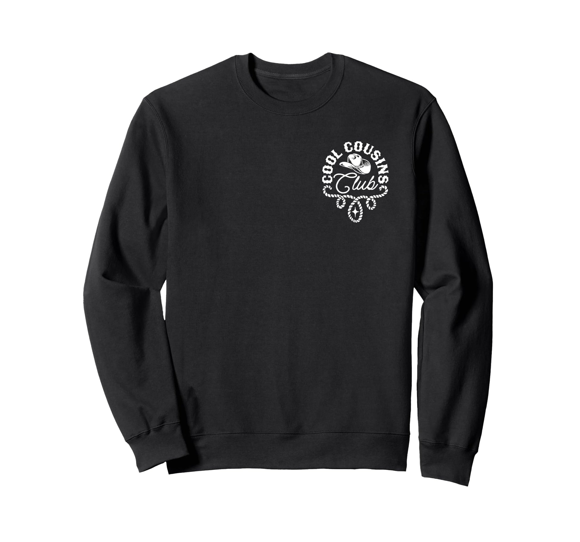 Cousins Club Western Front Back Sweatshirt - Custom Art Print for Adults - T-Shirt, Sweatshirt, Hoodie