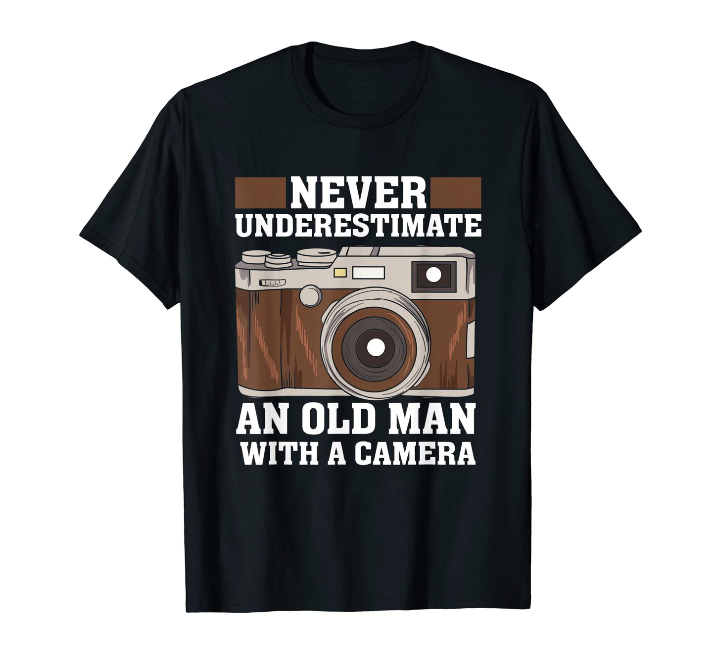 Old Camera Photography T-Shirt - Graphic Print Unisex - T-Shirt, Sweatshirt, Hoodie