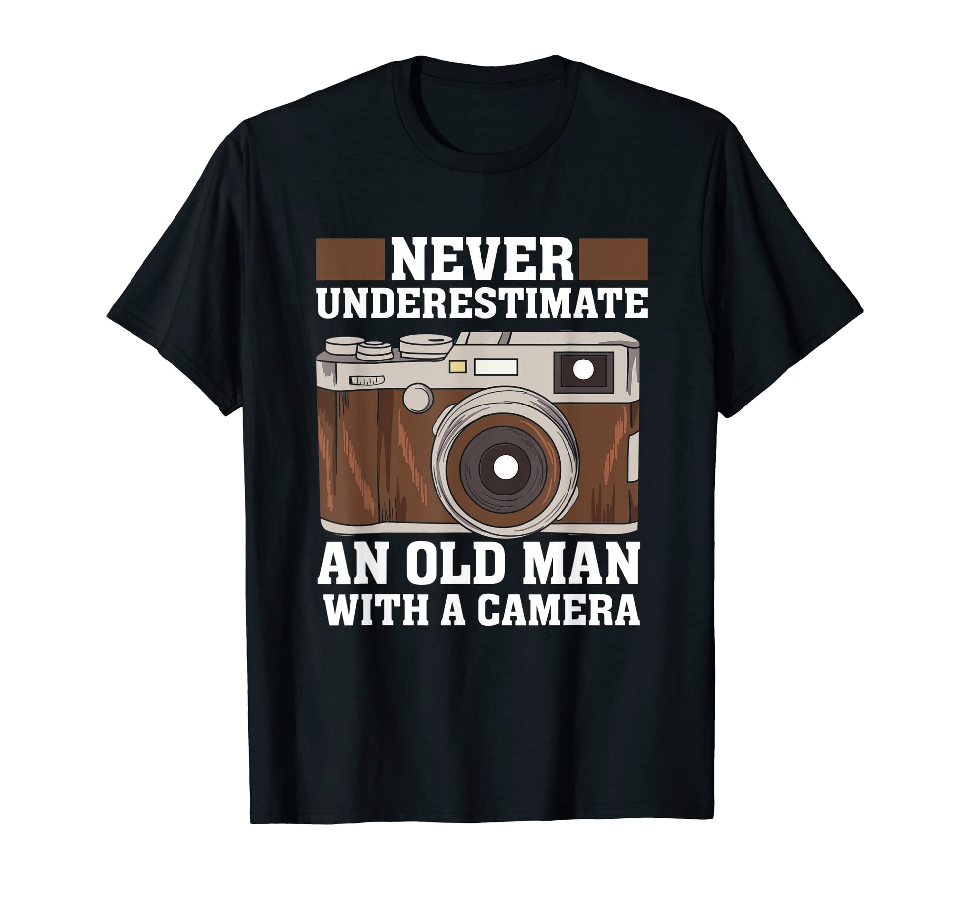 Old Camera Photography T-Shirt - Graphic Print Unisex - T-Shirt, Sweatshirt, Hoodie
