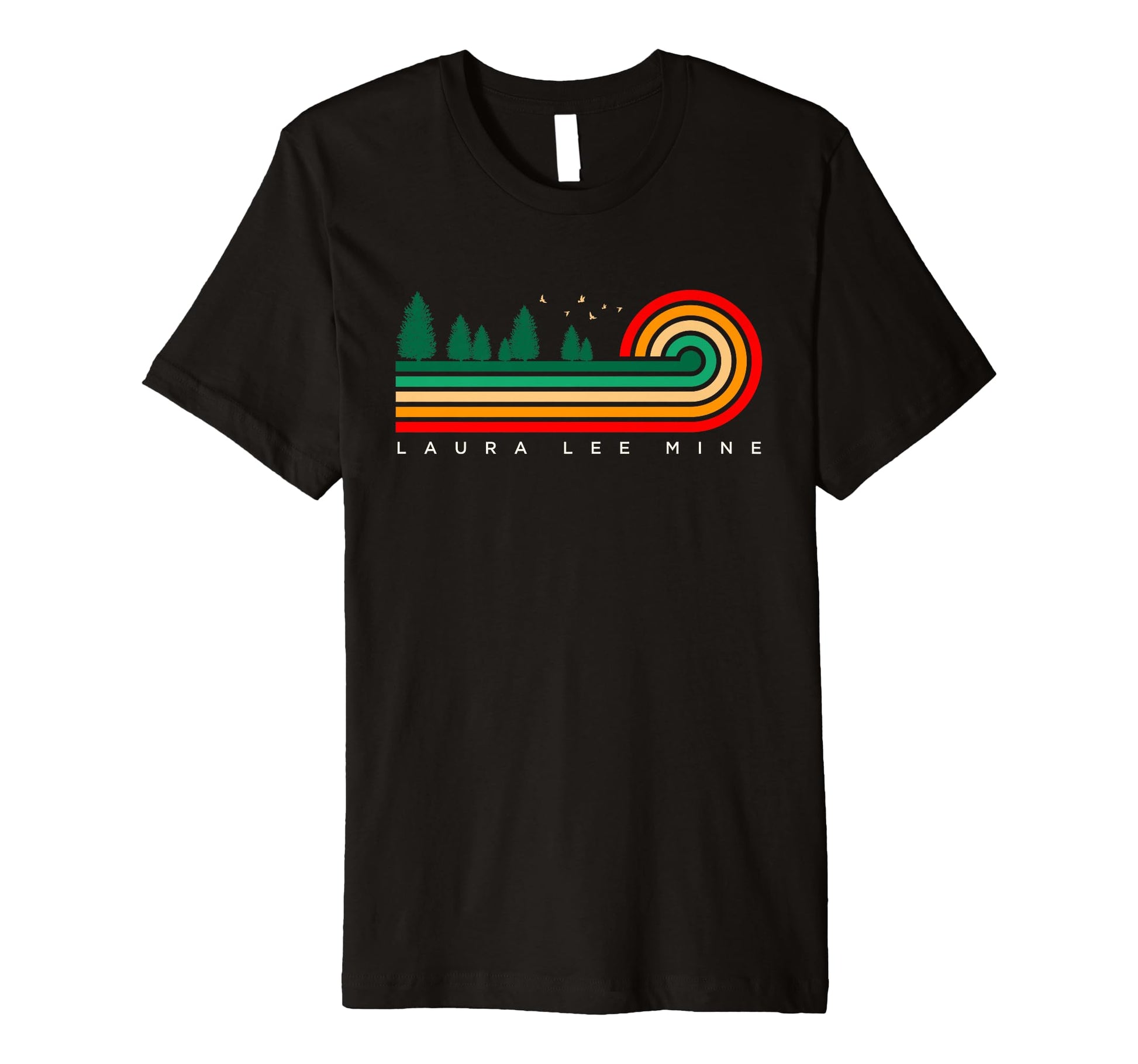 Evergreen Stripes Laura Lee Mine West T-Shirt - Aesthetic Graphic Unisex - T-Shirt, Sweatshirt, Hoodie