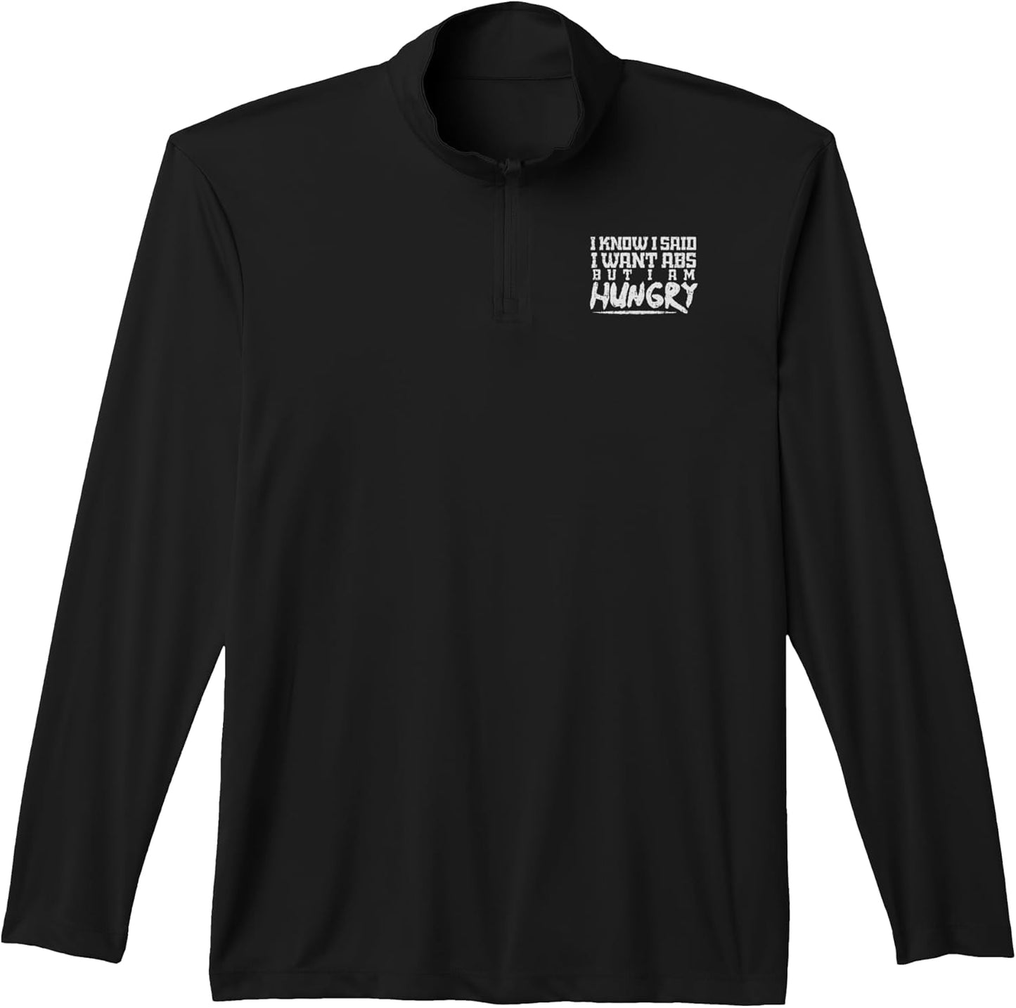 Funny Gym I Want Abs But Am Hungry Workout - Adult & Kids T-Shirts, Sweatshirts & Hoodies apparel design preview 1