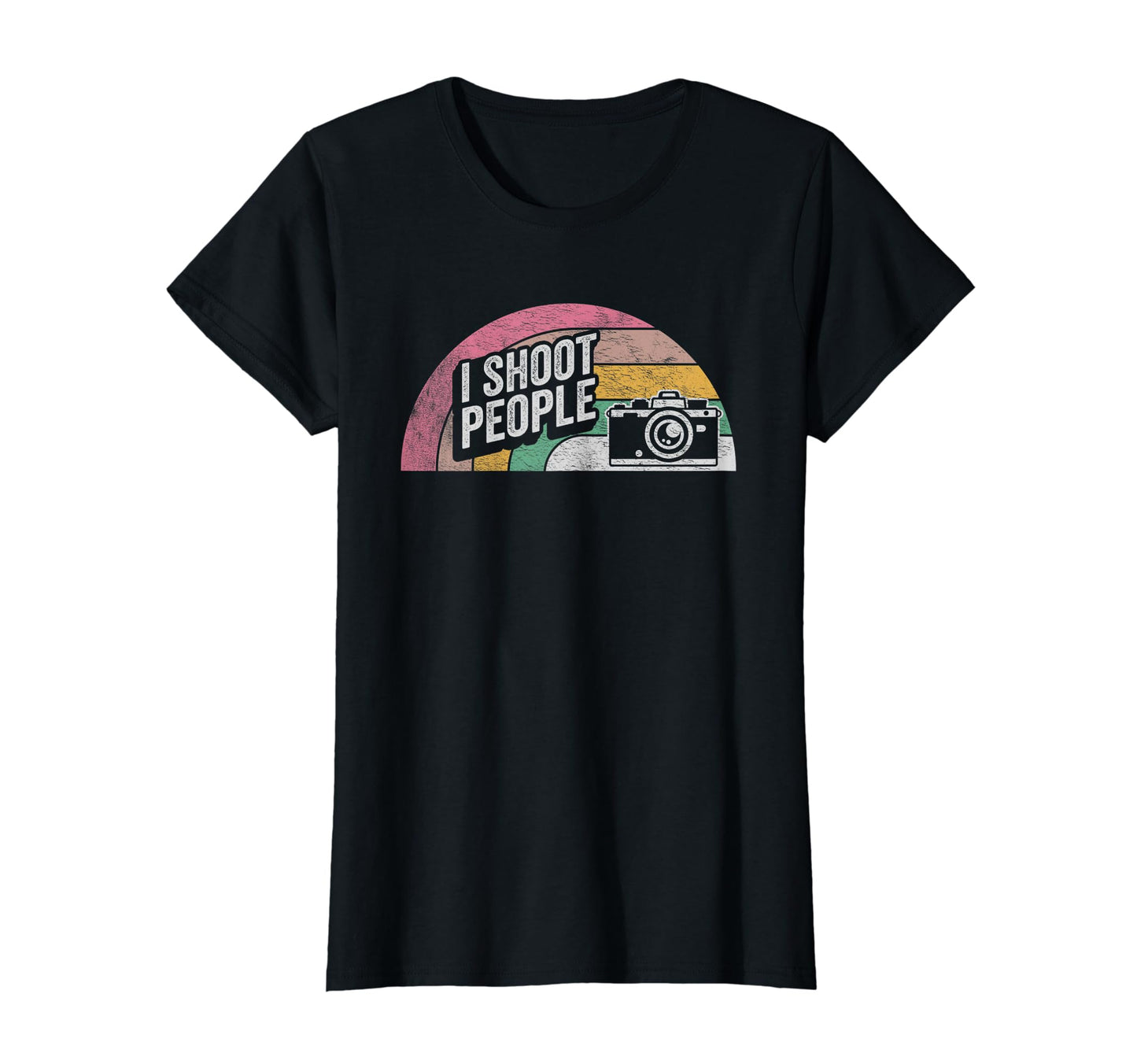 Funny Photographer Camera I Shoot People T-Shirt - Graphic Print for Adults - T-Shirt, Sweatshirt, Hoodie