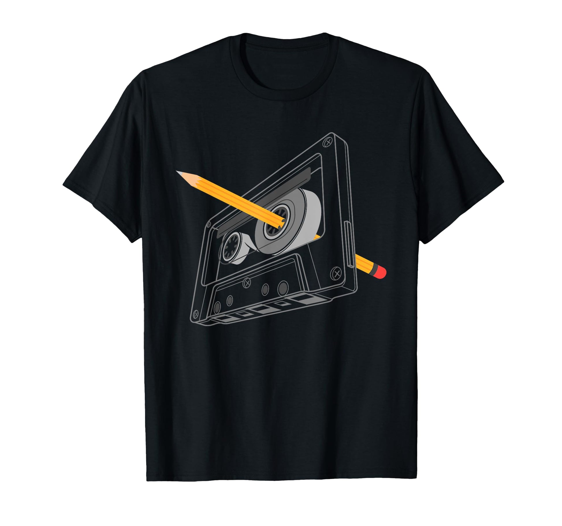 Rewind Funny 80S 90S Cassette T-Shirt - Casual Everyday Wear Men Women - T-Shirt, Sweatshirt, Hoodie
