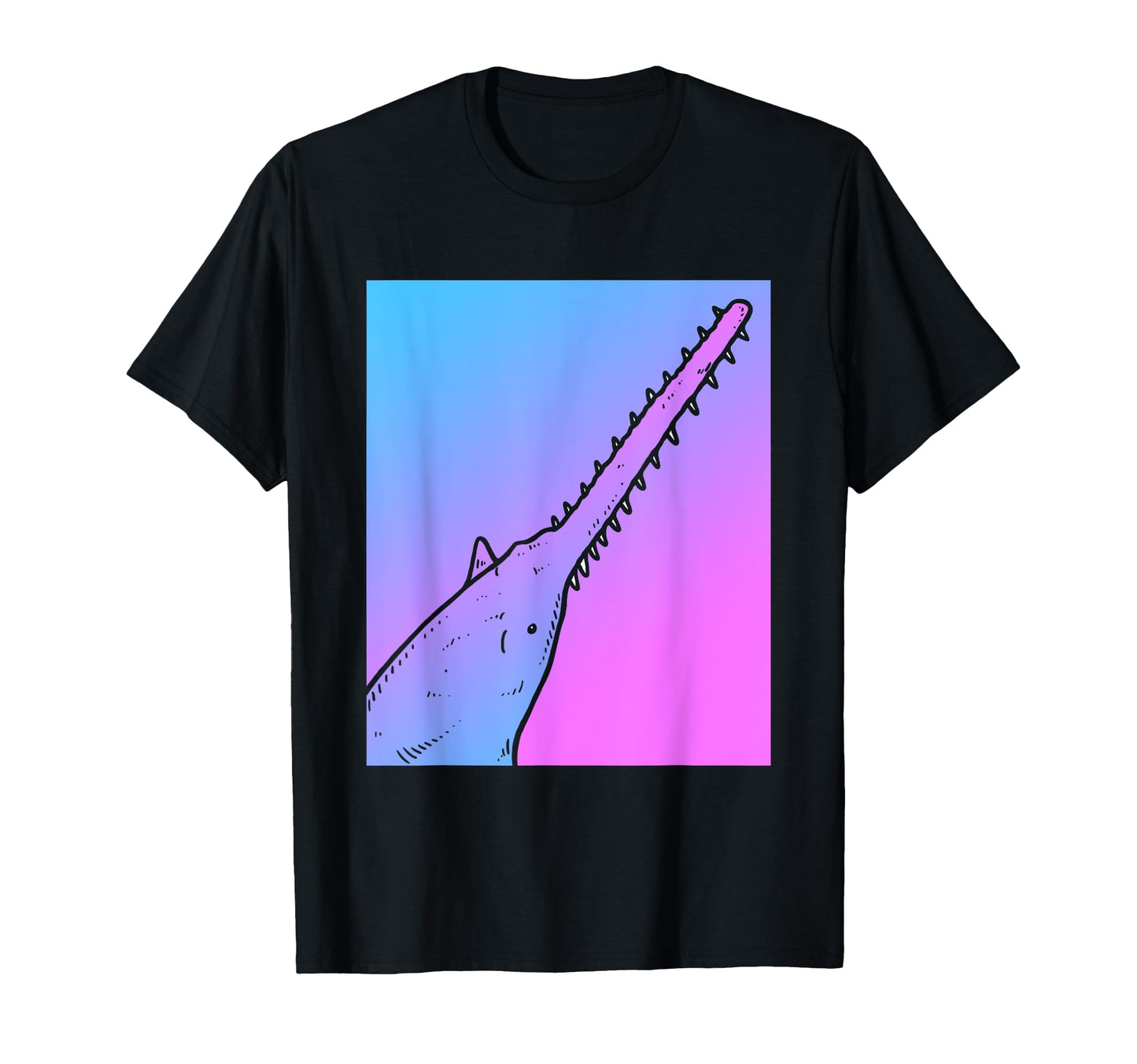 Vaporwave Sawfish Aesthetic Goth T-Shirt - Casual Everyday Wear Unisex - T-Shirt, Sweatshirt, Hoodie