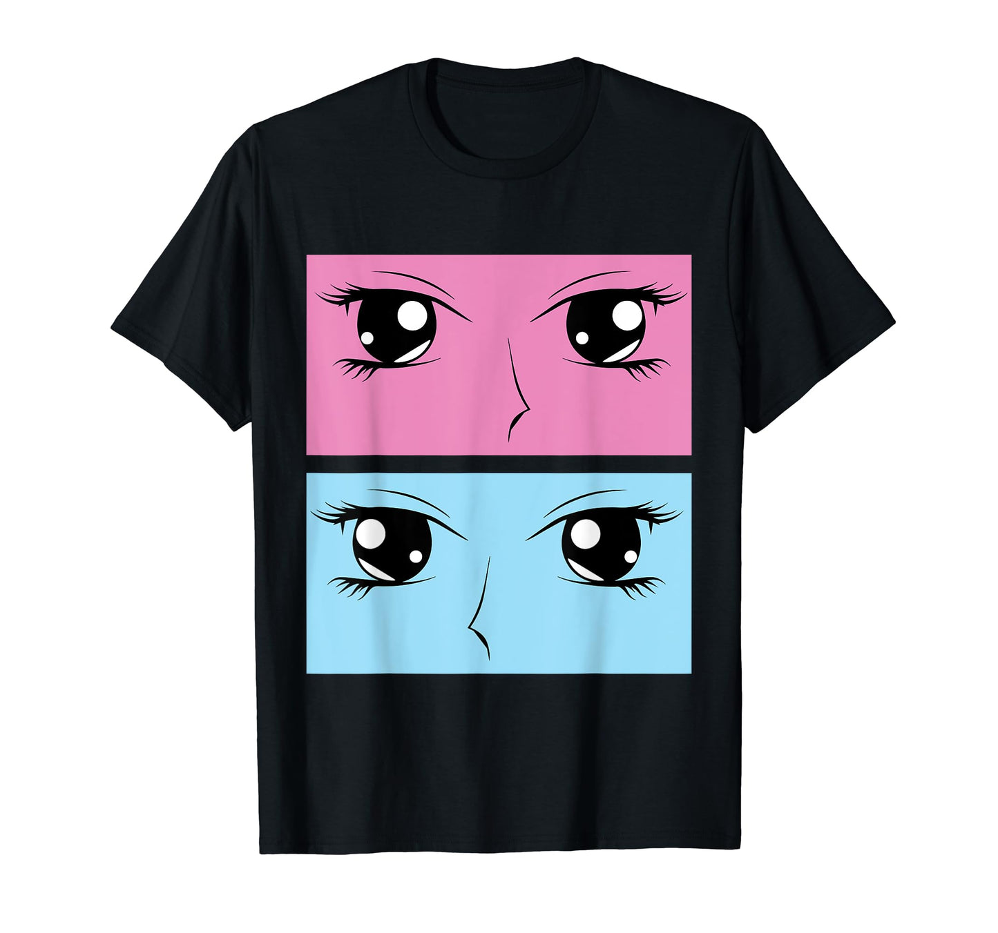 Anime Eyes Aesthetic Vaporwave 1990S T-Shirt - Aesthetic Graphic Men Women - T-Shirt, Sweatshirt, Hoodie