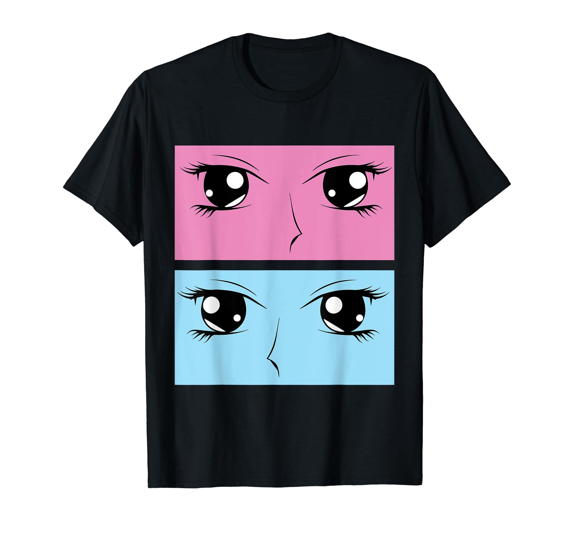 Anime Eyes Aesthetic Vaporwave 1990S T-Shirt - Aesthetic Graphic Men Women - T-Shirt, Sweatshirt, Hoodie