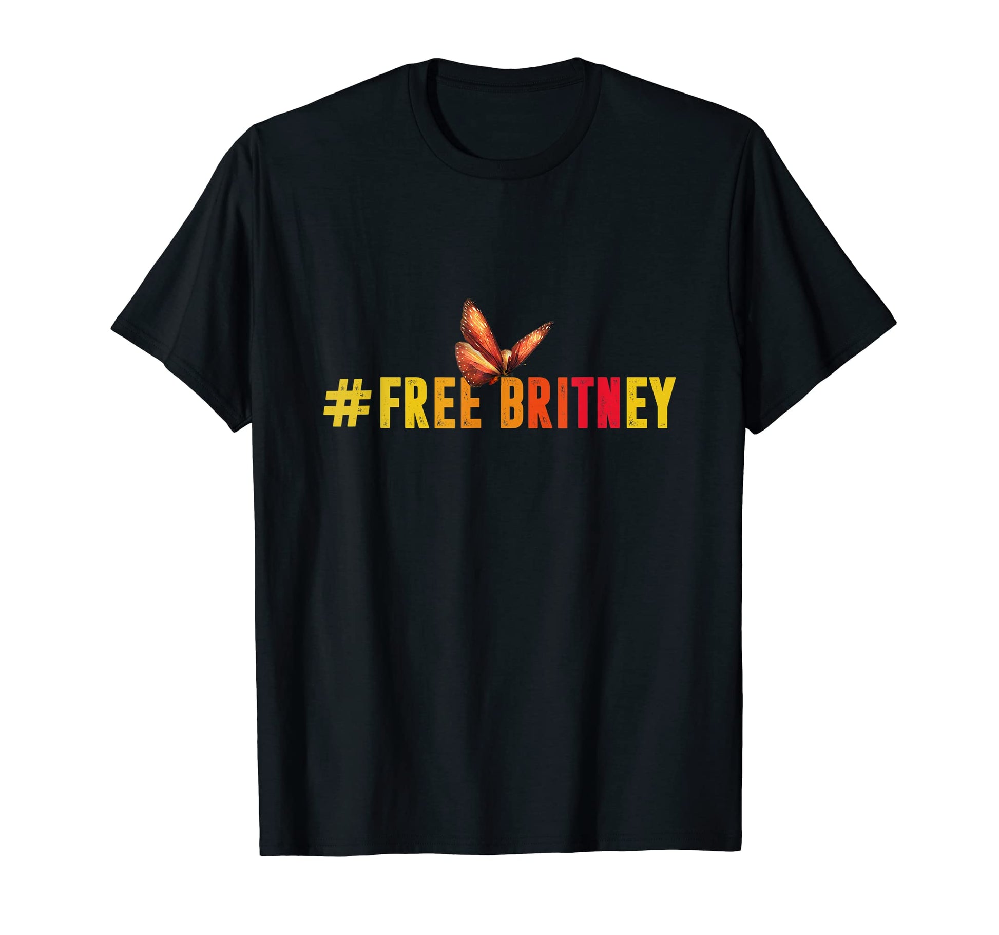 Free Britney Save Butterfly Rainbow T-Shirt - Trendy Graphic for Adults - T-Shirt, Sweatshirt, Hoodie