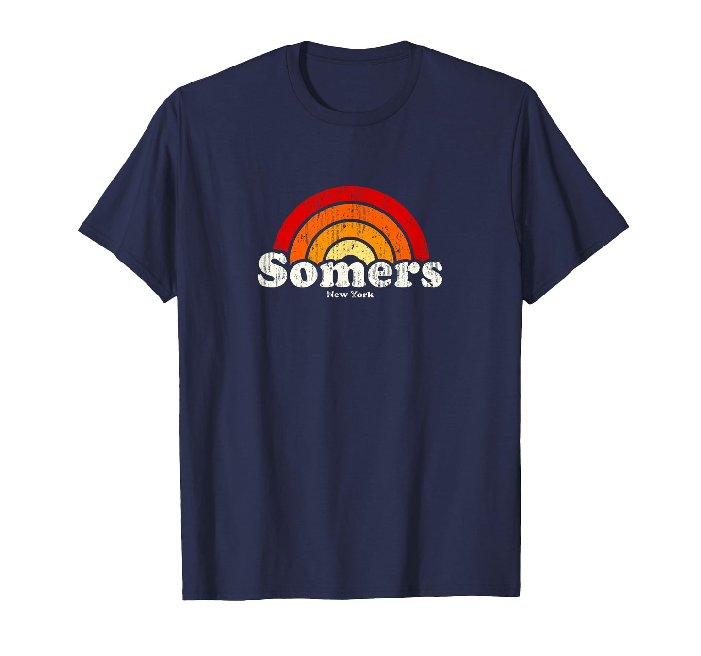 Somers New York Ny 70S Rainbow T-Shirt - Streetwear Style Men Women - T-Shirt, Sweatshirt, Hoodie