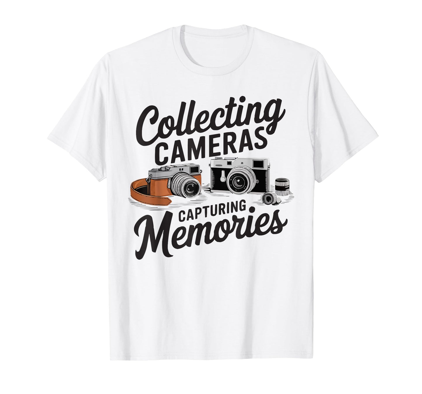 Camera Collector Cameraman Photography T-Shirt - Trendy Graphic Men Women - T-Shirt, Sweatshirt, Hoodie