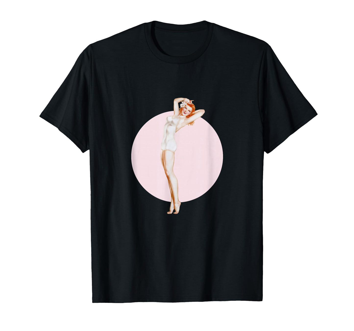 1940S Pin Up Sexy American Art T-Shirt - Minimalist Print Unisex - T-Shirt, Sweatshirt, Hoodie