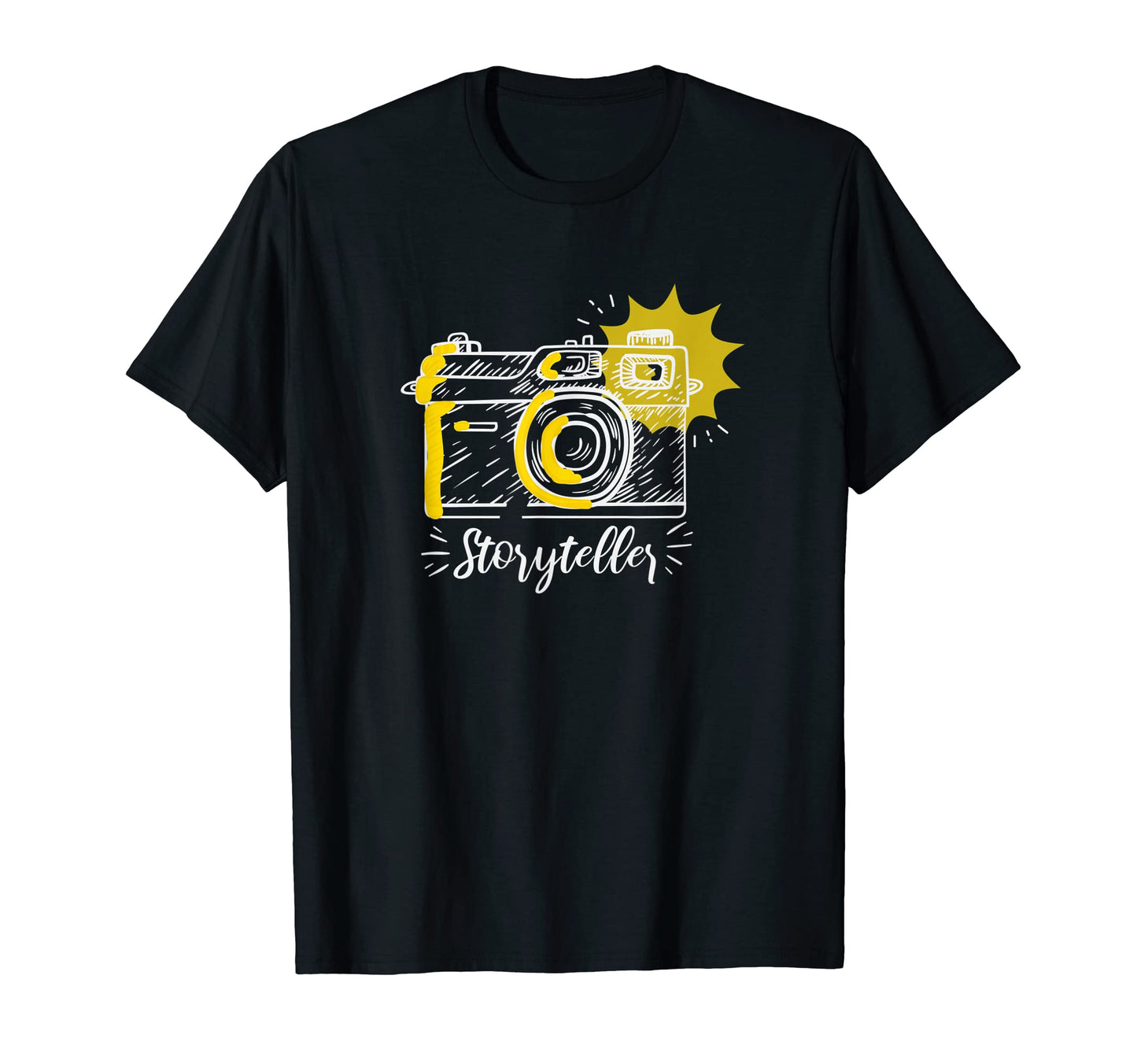 Storyteller Photographer Camera T-Shirt - Trendy Graphic Unisex - T-Shirt, Sweatshirt, Hoodie