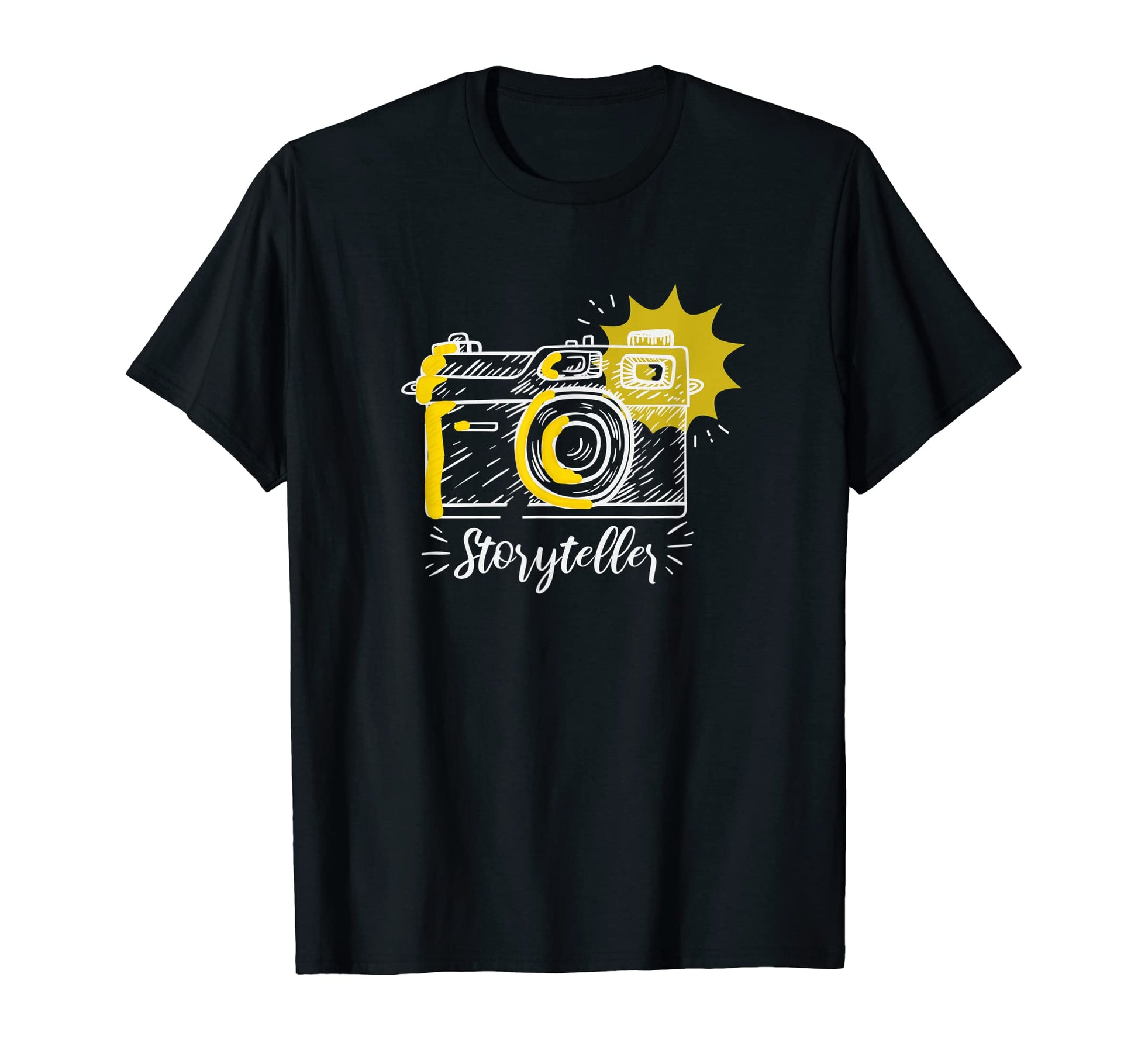 Storyteller Photographer Camera T-Shirt - Trendy Graphic Unisex - T-Shirt, Sweatshirt, Hoodie