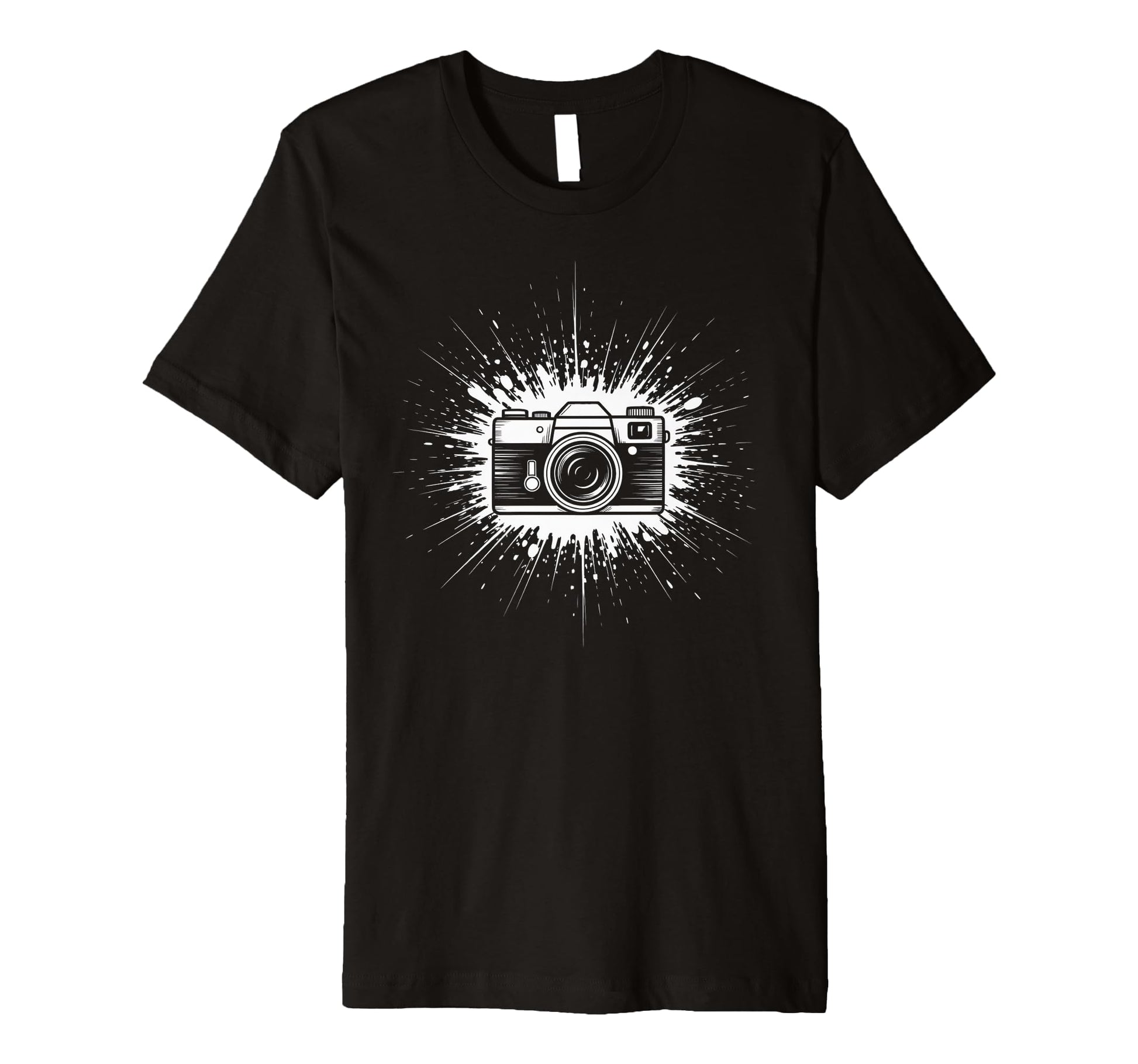 Camera Photo Photography Flash Lens T-Shirt - Unique Graphic Men Women - T-Shirt, Sweatshirt, Hoodie