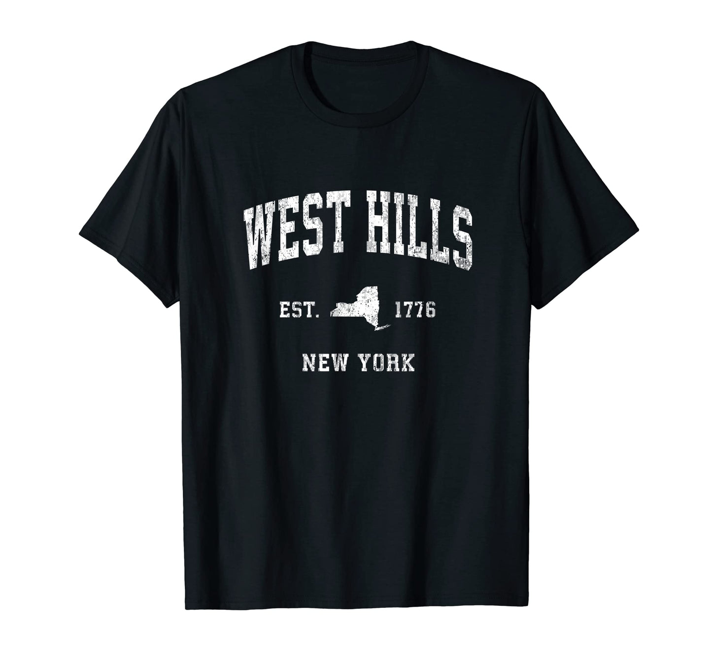 West Hills New York Ny Athletic Sports T-Shirt - Unique Graphic Unisex - T-Shirt, Sweatshirt, Hoodie