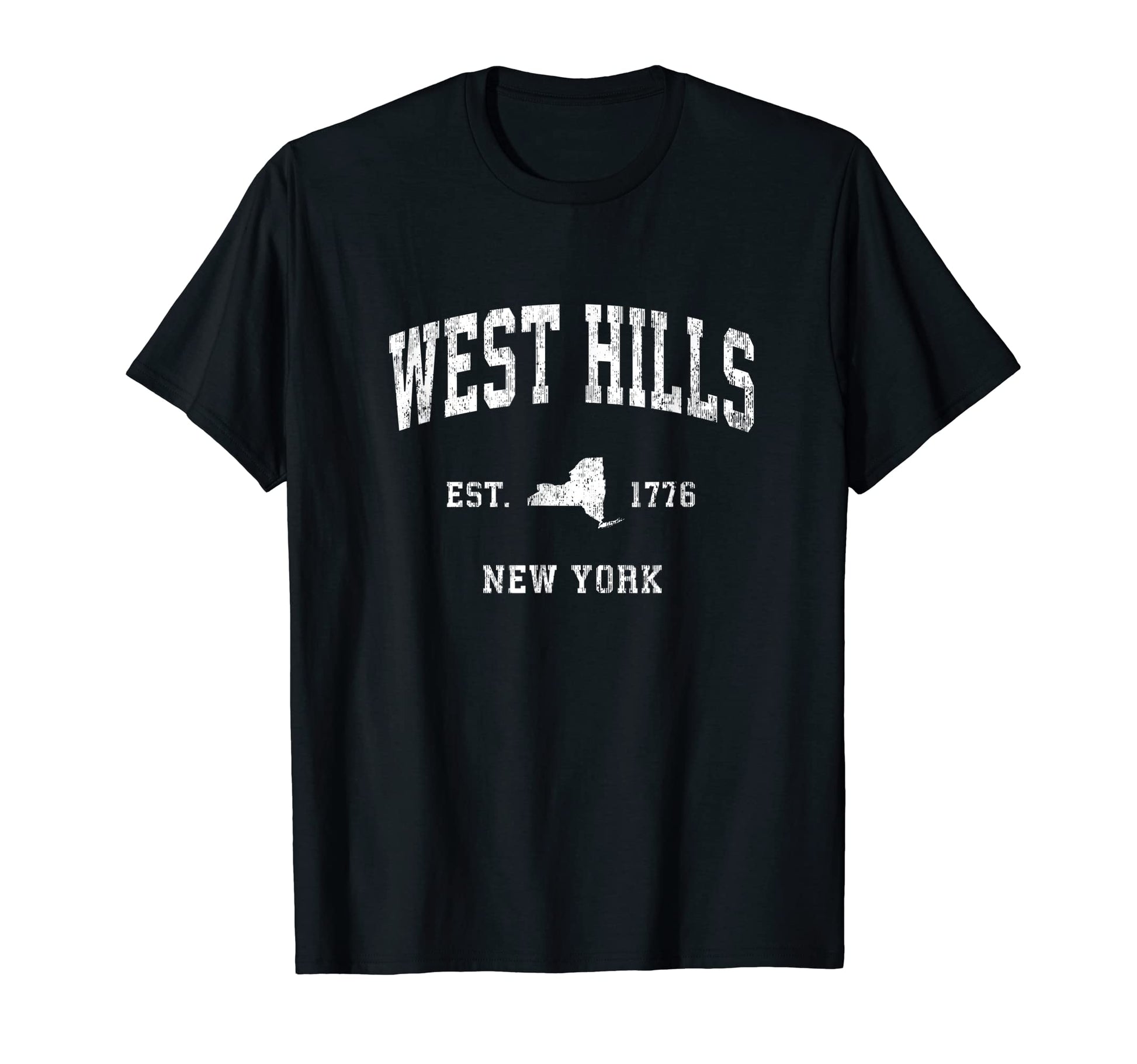 West Hills New York Ny Athletic Sports T-Shirt - Unique Graphic Unisex - T-Shirt, Sweatshirt, Hoodie
