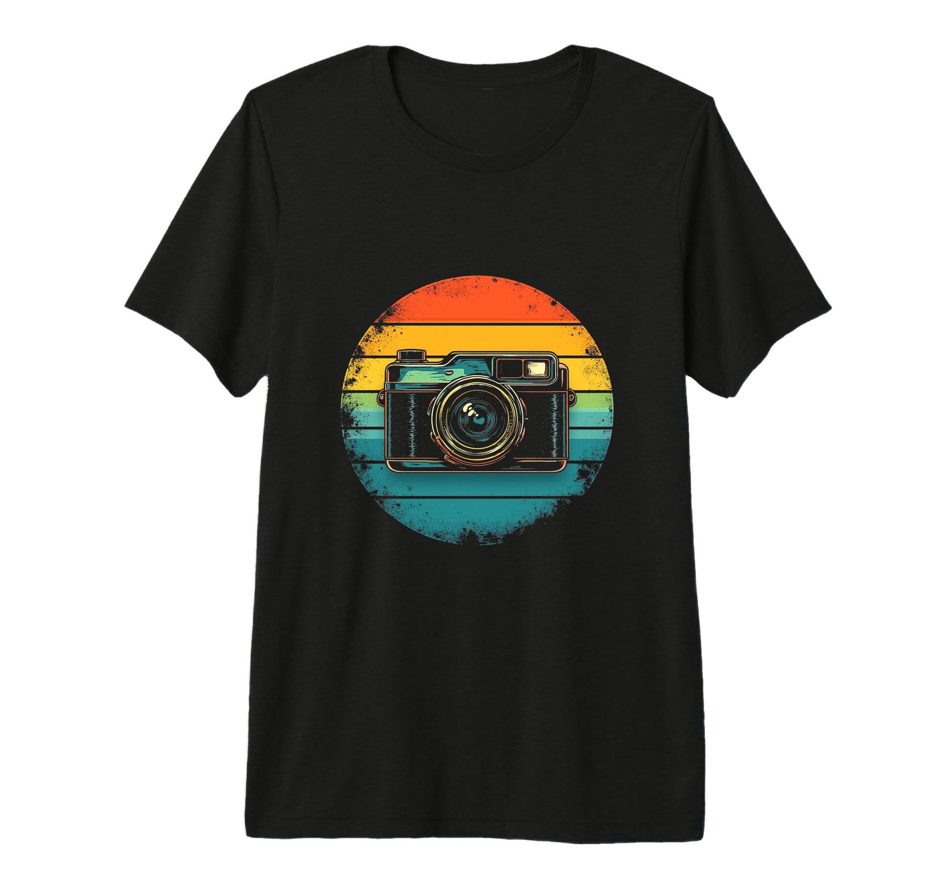 Camera Tri Blend T-Shirt - Minimalist Print Men Women - T-Shirt, Sweatshirt, Hoodie