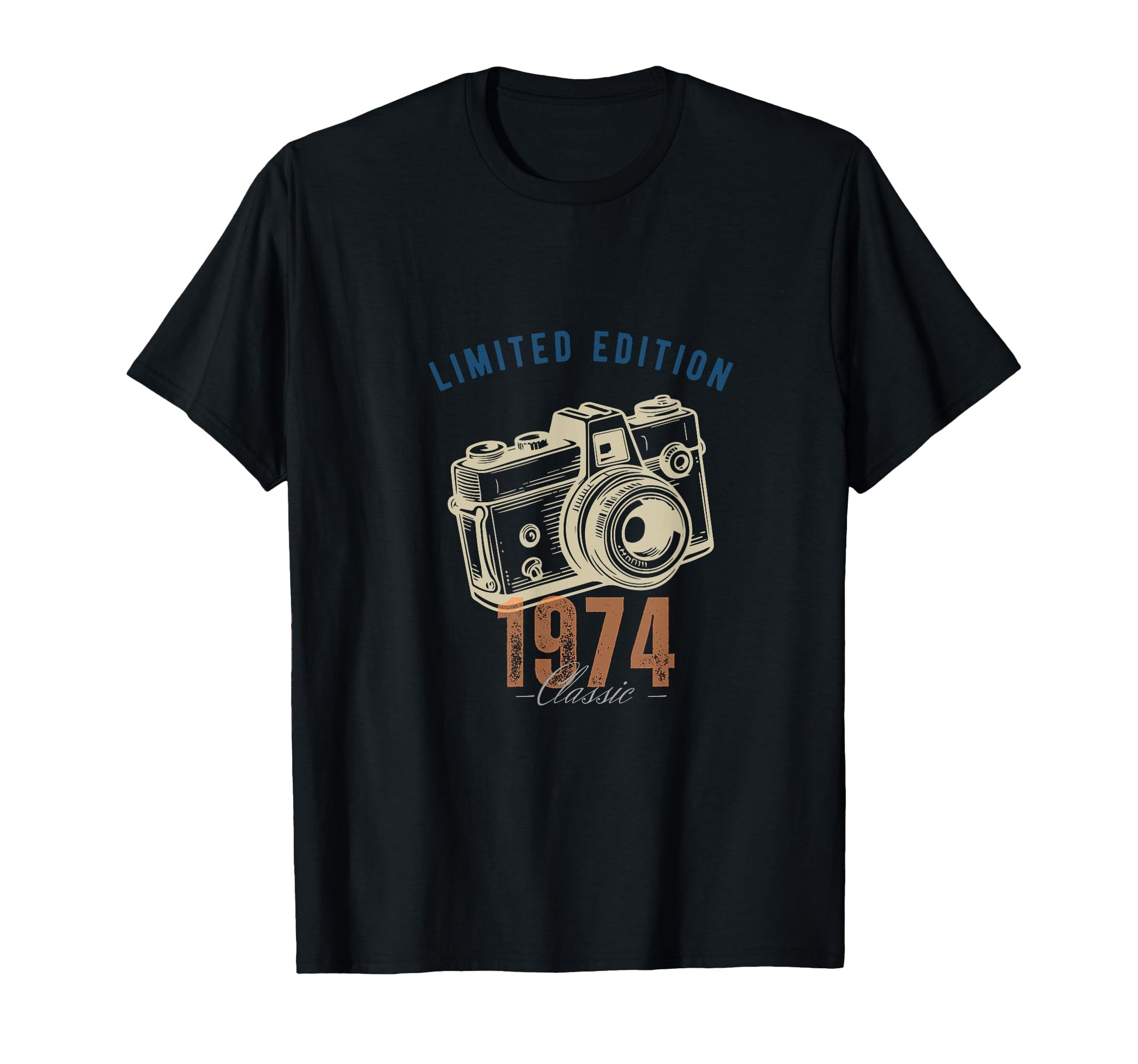 1974 Camera T-Shirt - Trendy Graphic Unisex - T-Shirt, Sweatshirt, Hoodie
