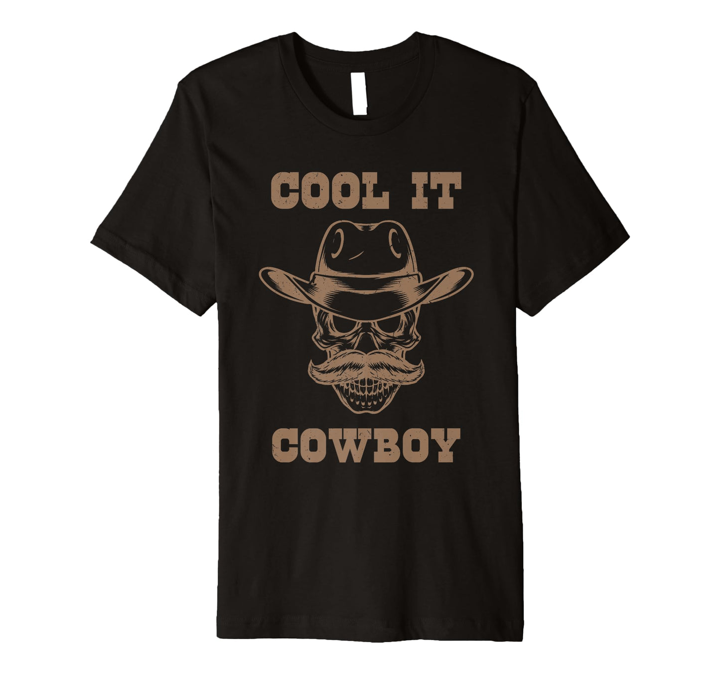 Funny It Cowboy Skull T-Shirt - Graphic Print for Adults - T-Shirt, Sweatshirt, Hoodie