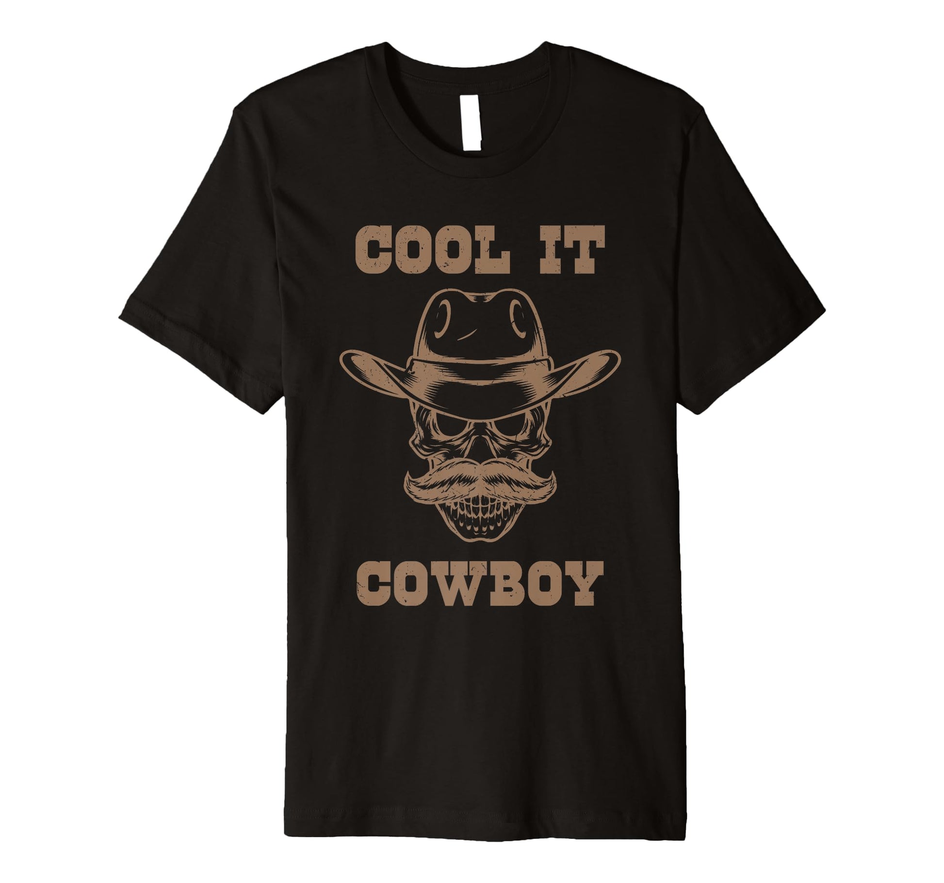 Funny It Cowboy Skull T-Shirt - Graphic Print for Adults - T-Shirt, Sweatshirt, Hoodie
