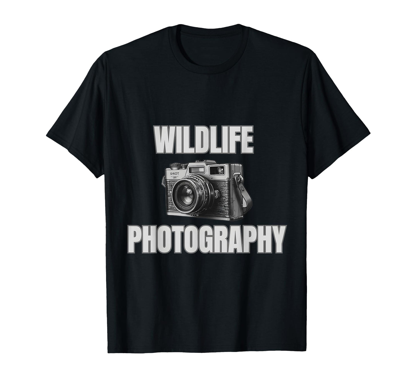 Camera Wildlife Photographer T-Shirt - Fun Novelty Design for Adults - T-Shirt, Sweatshirt, Hoodie