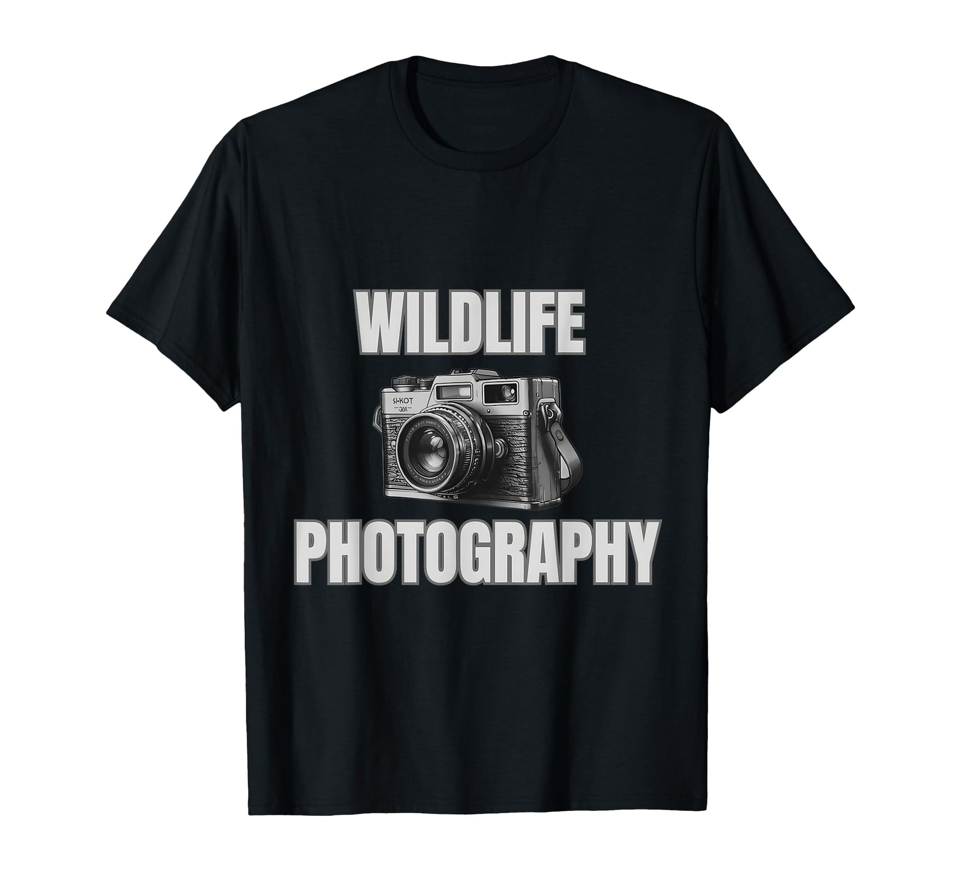 Camera Wildlife Photographer T-Shirt - Fun Novelty Design for Adults - T-Shirt, Sweatshirt, Hoodie
