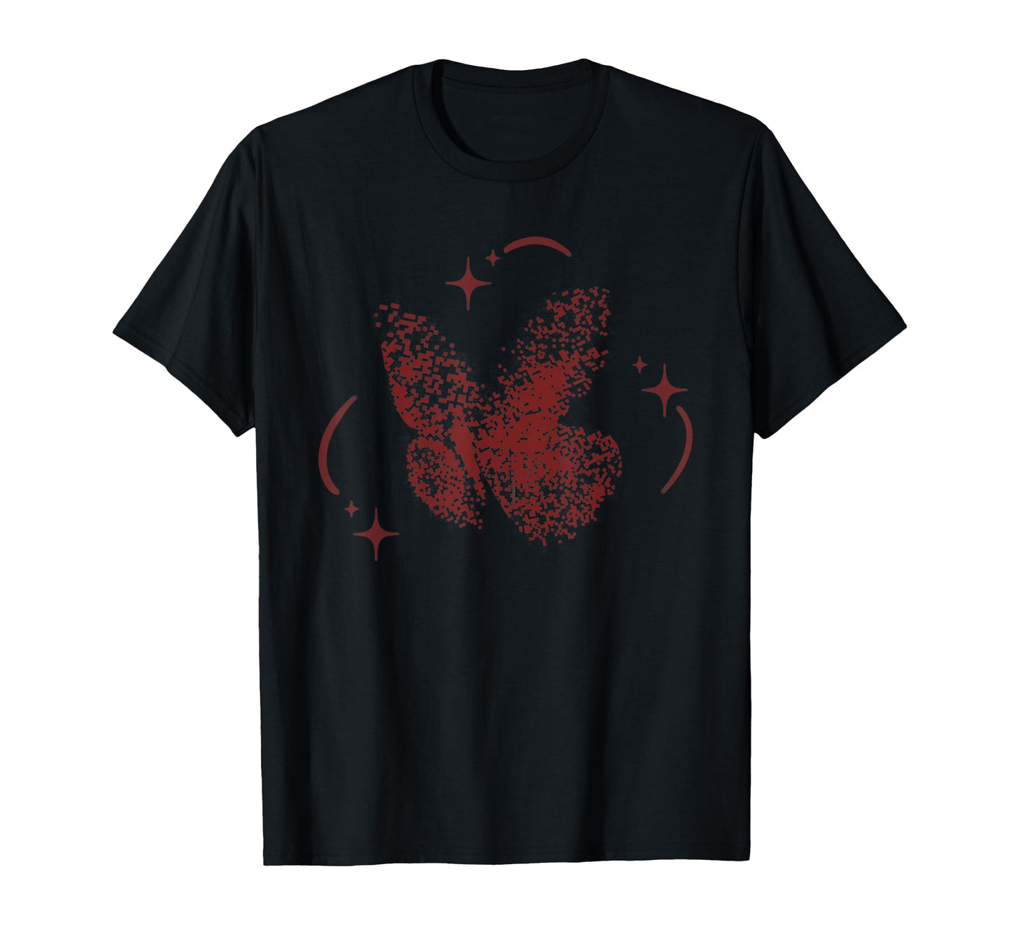 90S Y2K Tattoo Stippling Dotwork Butterfly T-Shirt - Novelty Apparel Unisex - T-Shirt, Sweatshirt, Hoodie