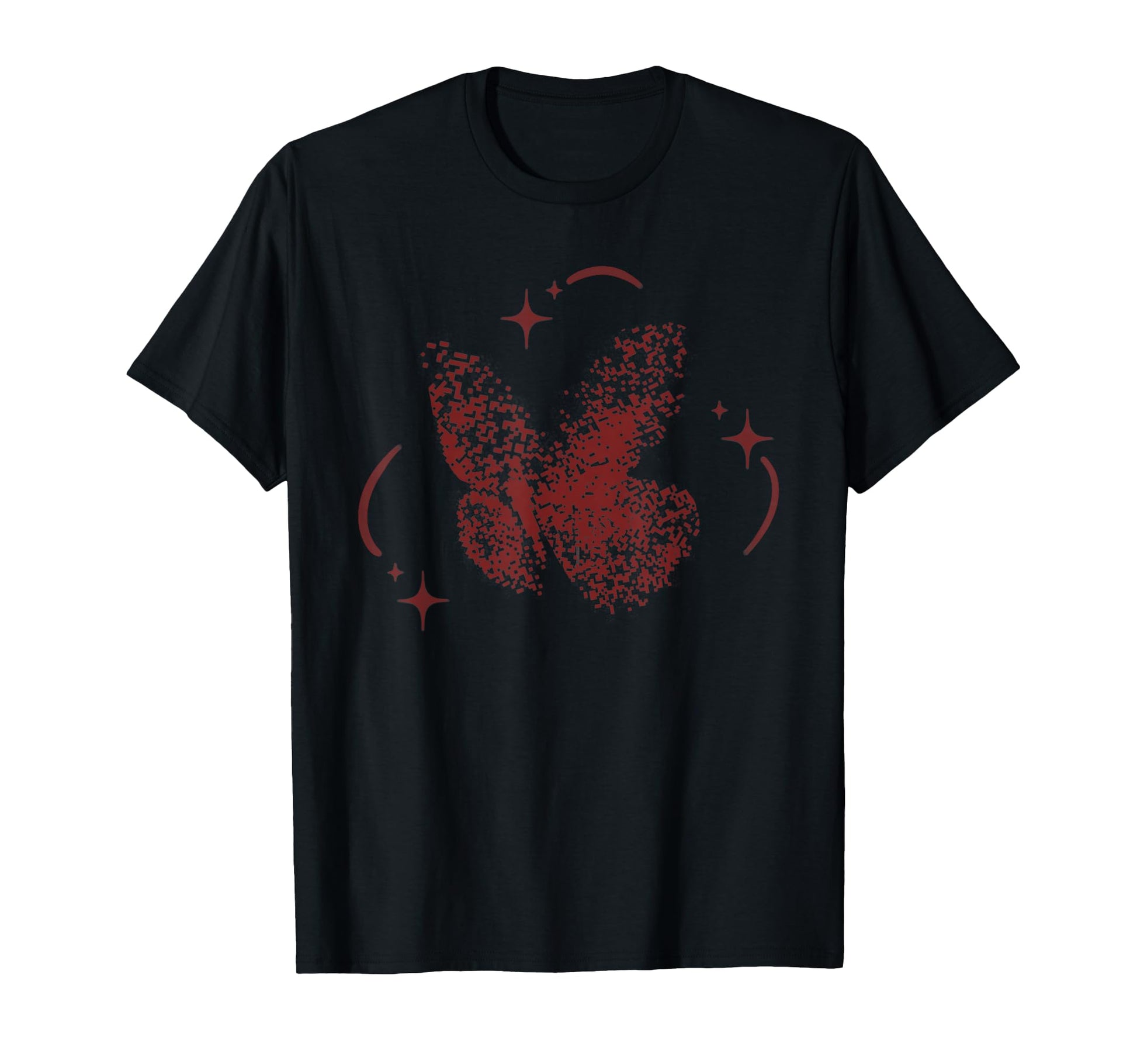 90S Y2K Tattoo Stippling Dotwork Butterfly T-Shirt - Novelty Apparel Unisex - T-Shirt, Sweatshirt, Hoodie
