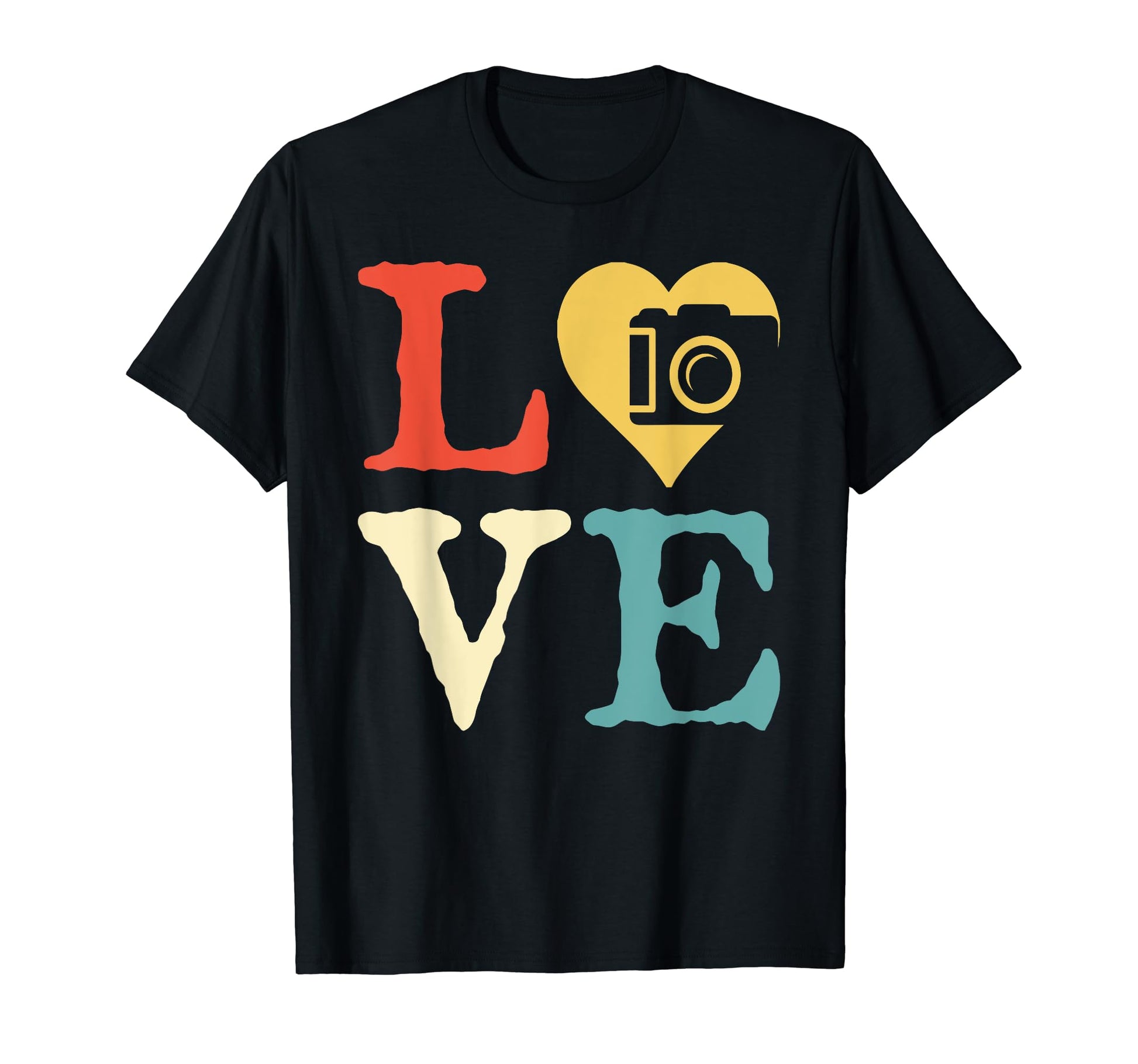 Camera Love Photography Photographer T-Shirt - Unique Graphic Men Women - T-Shirt, Sweatshirt, Hoodie