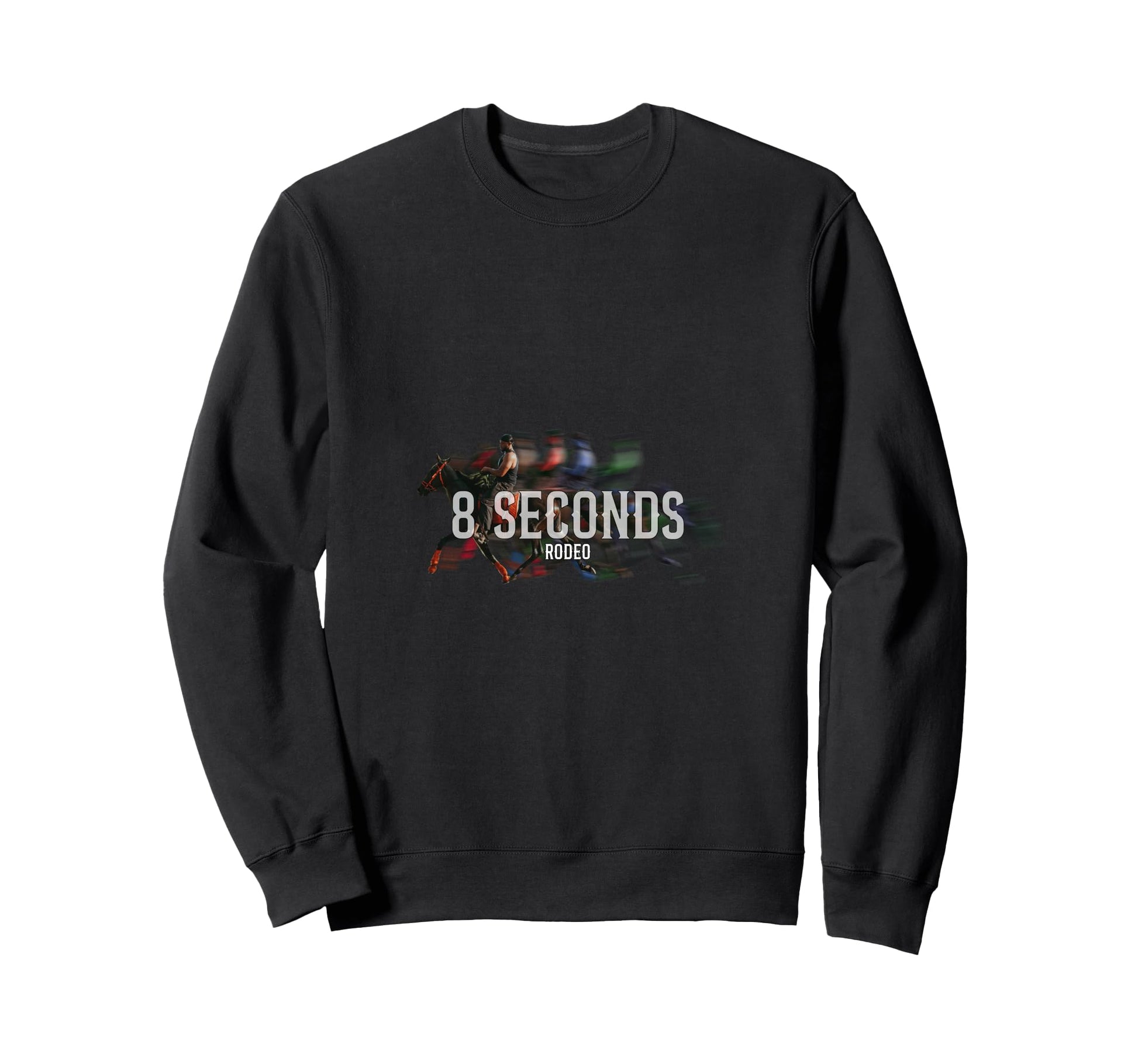 8 Seconds Rodeo Cowboy Bull Sweatshirt - Casual Everyday Wear Unisex - T-Shirt, Sweatshirt, Hoodie